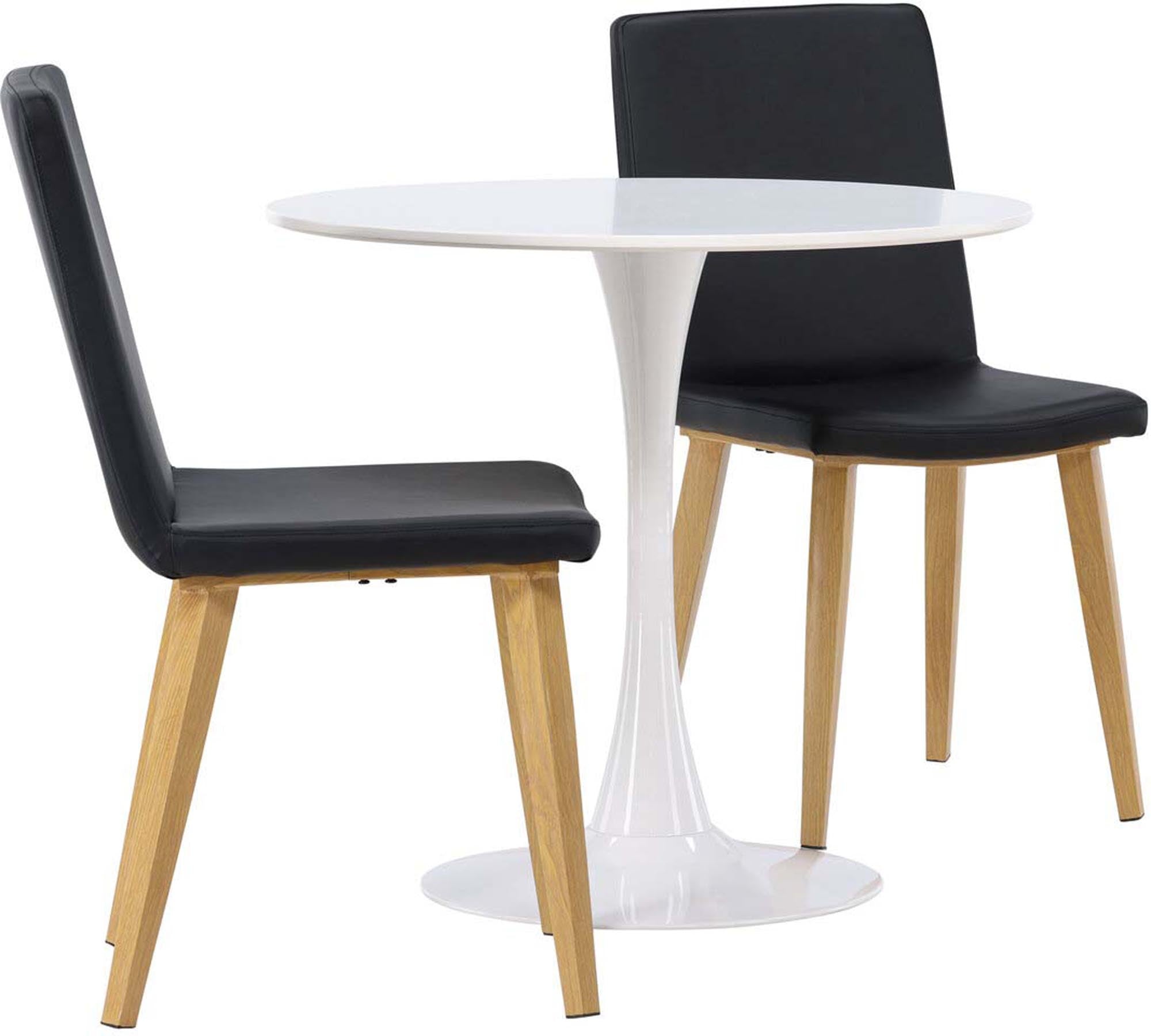 Elegantes Hamden Esszimmerset mit rundem Tisch und stilvollen Stühlen. Perfekt für gesellige Abende und modernes Wohnen.