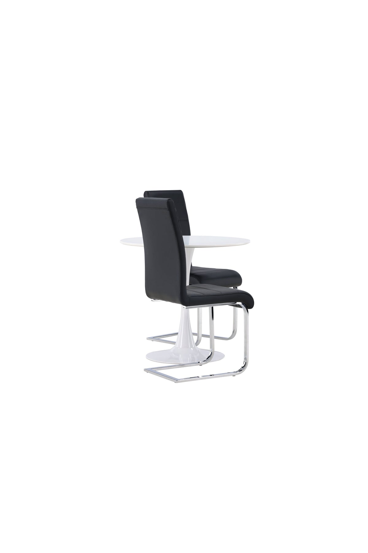 Hamden Esszimmerset + Tempo ⌀80cm/2St. in Schwarzgrau präsentiert im Onlineshop von KAQTU Design AG. Esszimmerset ist von Venture Home