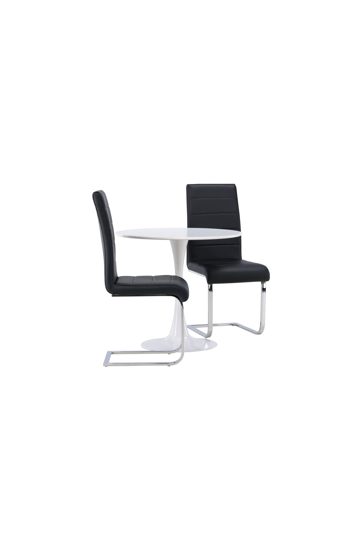 Hamden Esszimmerset + Tempo ⌀80cm/2St. in Schwarzgrau präsentiert im Onlineshop von KAQTU Design AG. Esszimmerset ist von Venture Home
