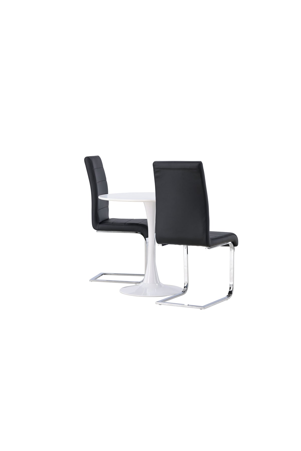 Hamden Esszimmerset + Tempo ⌀80cm/2St. in Schwarzgrau präsentiert im Onlineshop von KAQTU Design AG. Esszimmerset ist von Venture Home