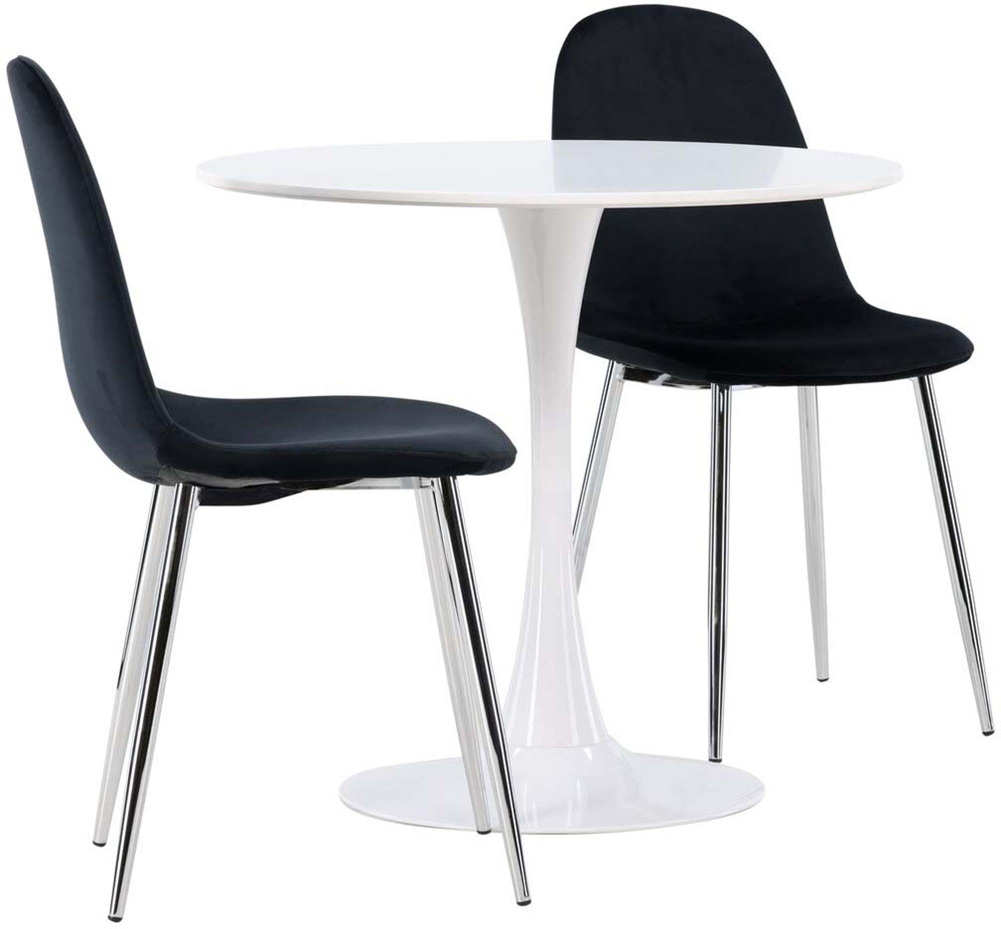 Elegantes Esszimmerset für moderne, platzsparende Wohnlösungen.