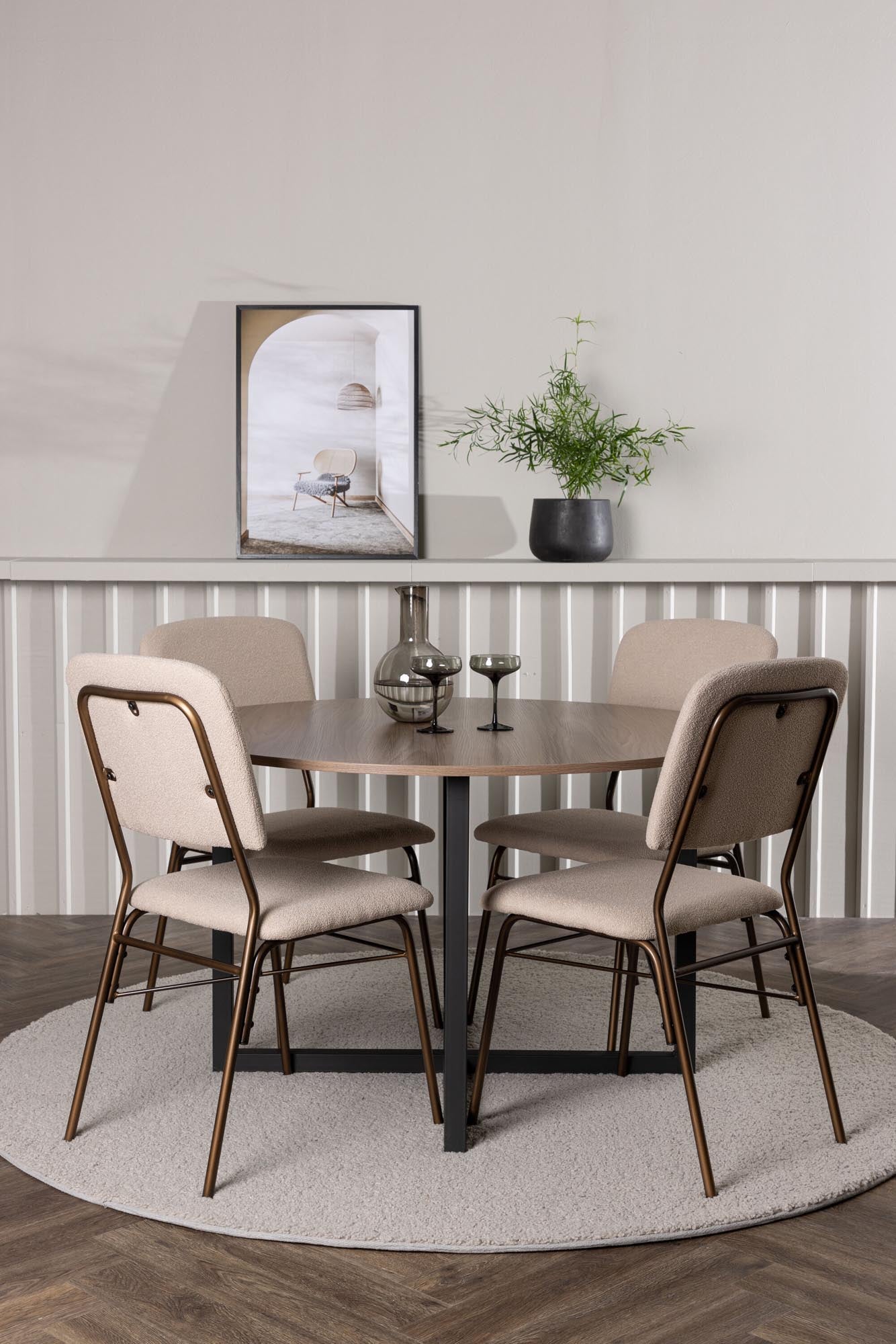 Elegantes Esszimmerset Durango + Seda für moderne Wohnräume.