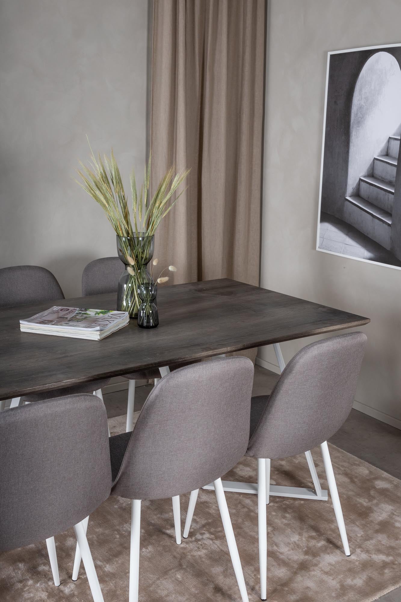 Esszimmer Set Marina mit Polar Stühlen für moderne Wohnkultur.