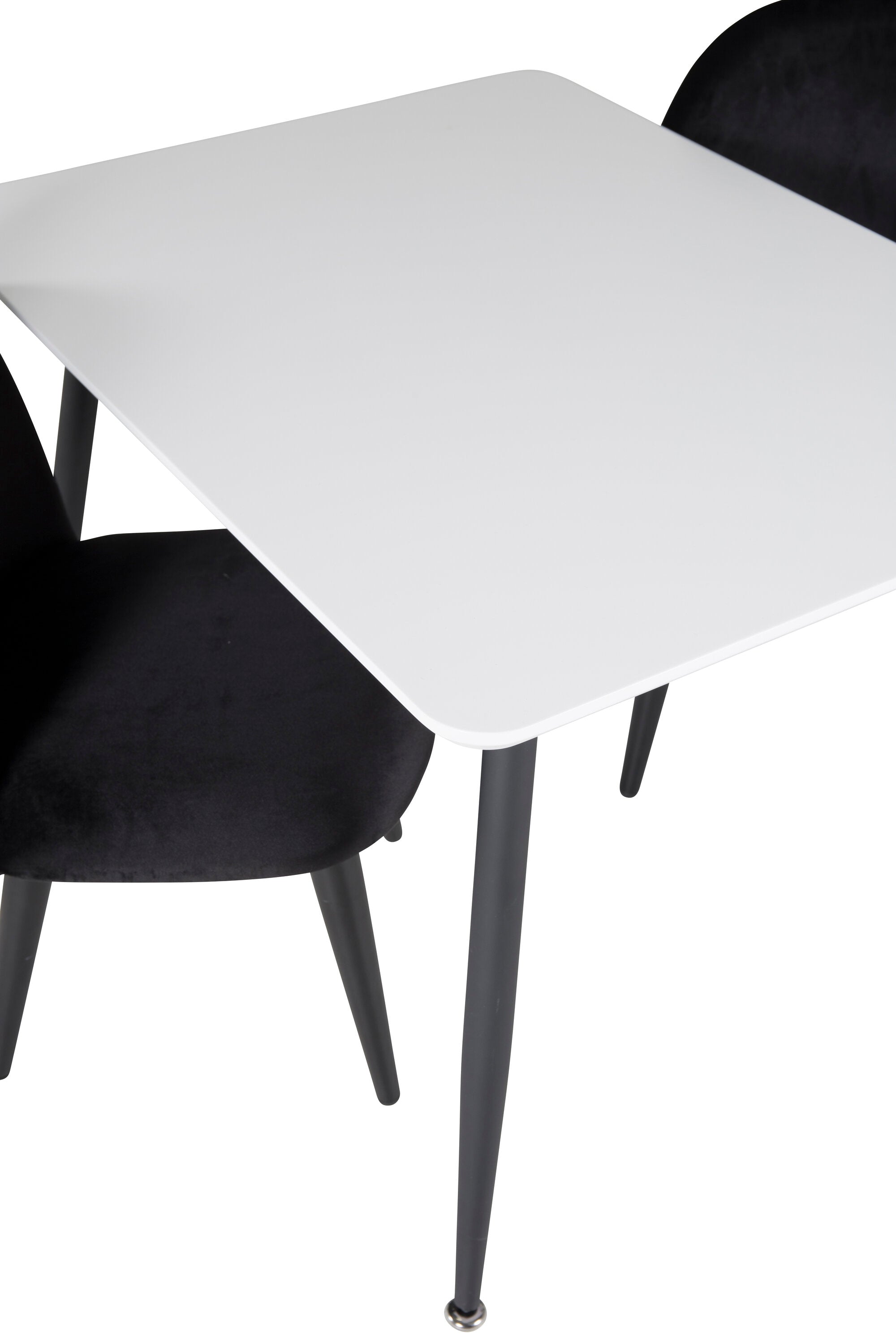 Esszimmer Set Polar mit luxuriösen Velvet-Stühlen von Venture Home.