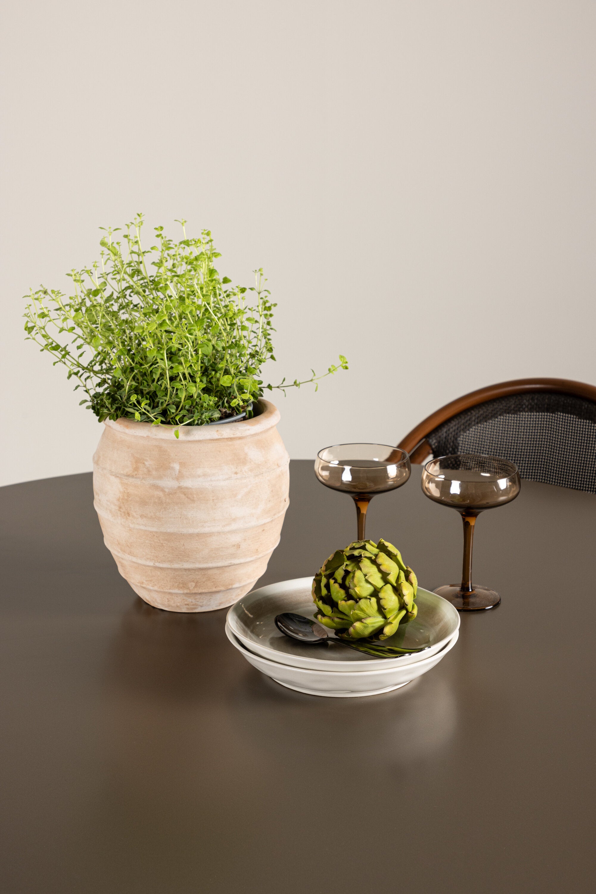 Santa Fe Gartentisch Set Guarda in Braun/Schwarz/Braun präsentiert im Onlineshop von KAQTU Design AG. Gartentischset ist von Venture Home