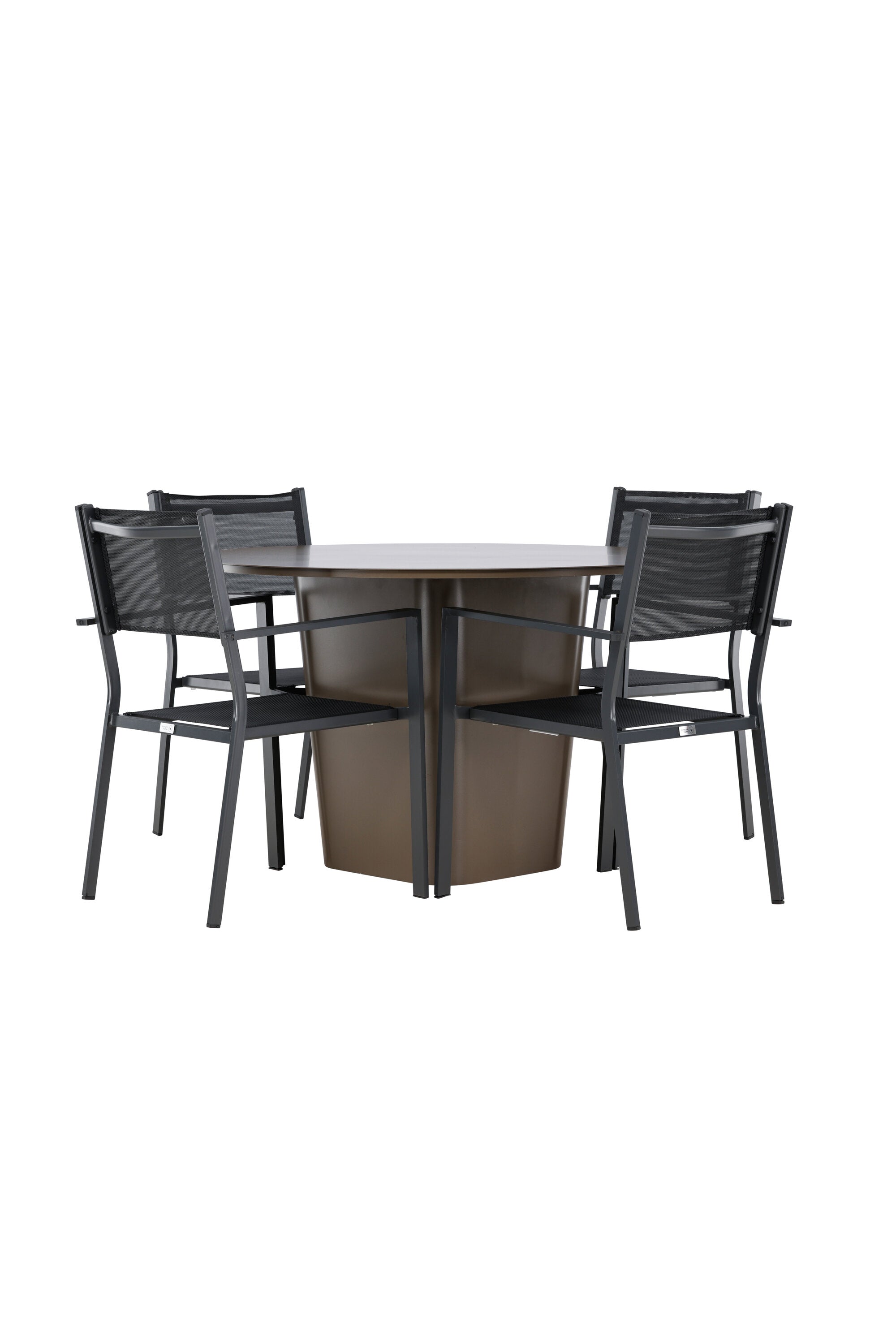 Santa Fe Gartentisch Set Copacabana in Braun schwarz präsentiert im Onlineshop von KAQTU Design AG. Gartentischset ist von Venture Home