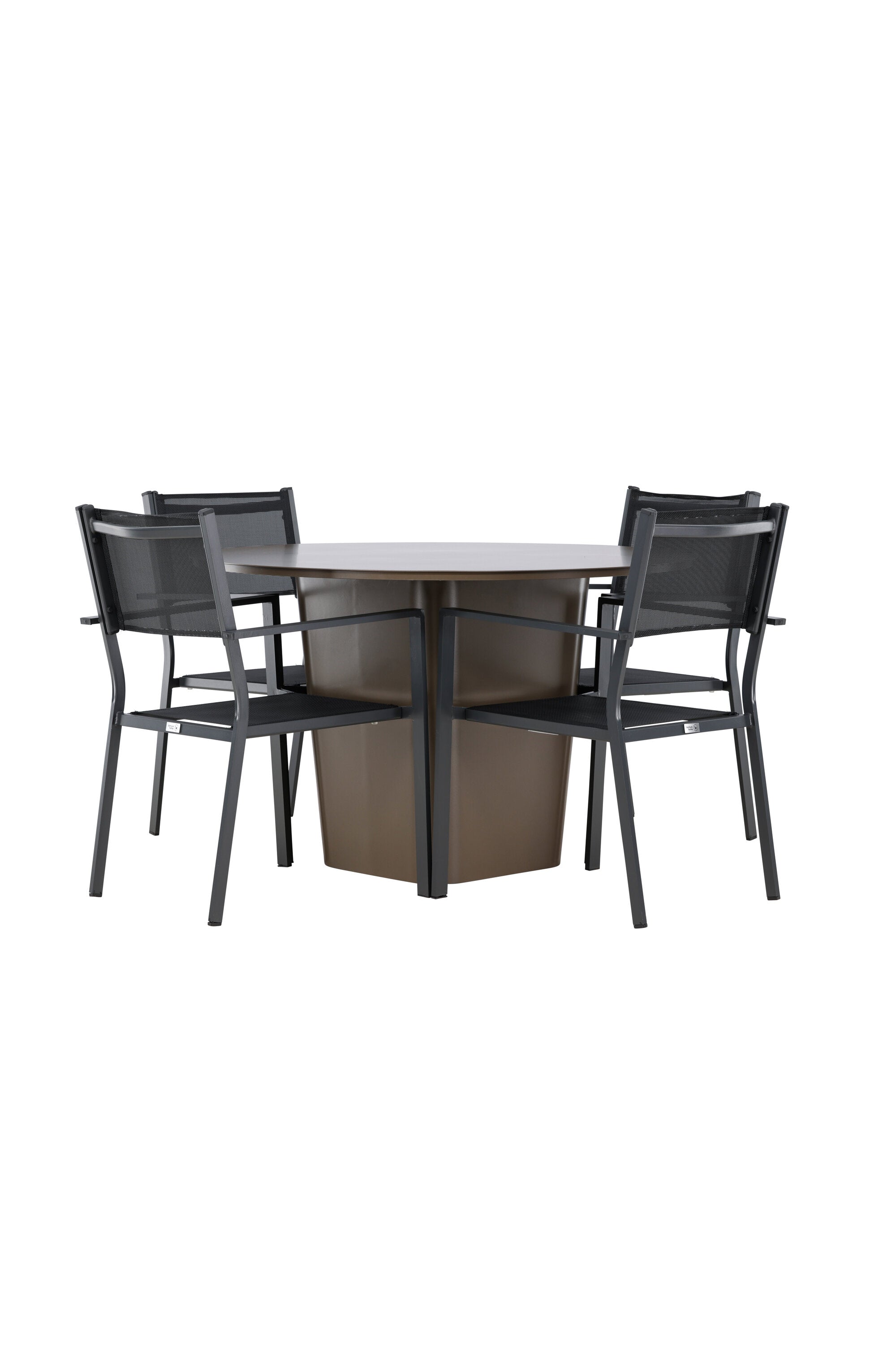 Santa Fe Gartentisch Set Copacabana in Braun schwarz präsentiert im Onlineshop von KAQTU Design AG. Gartentischset ist von Venture Home