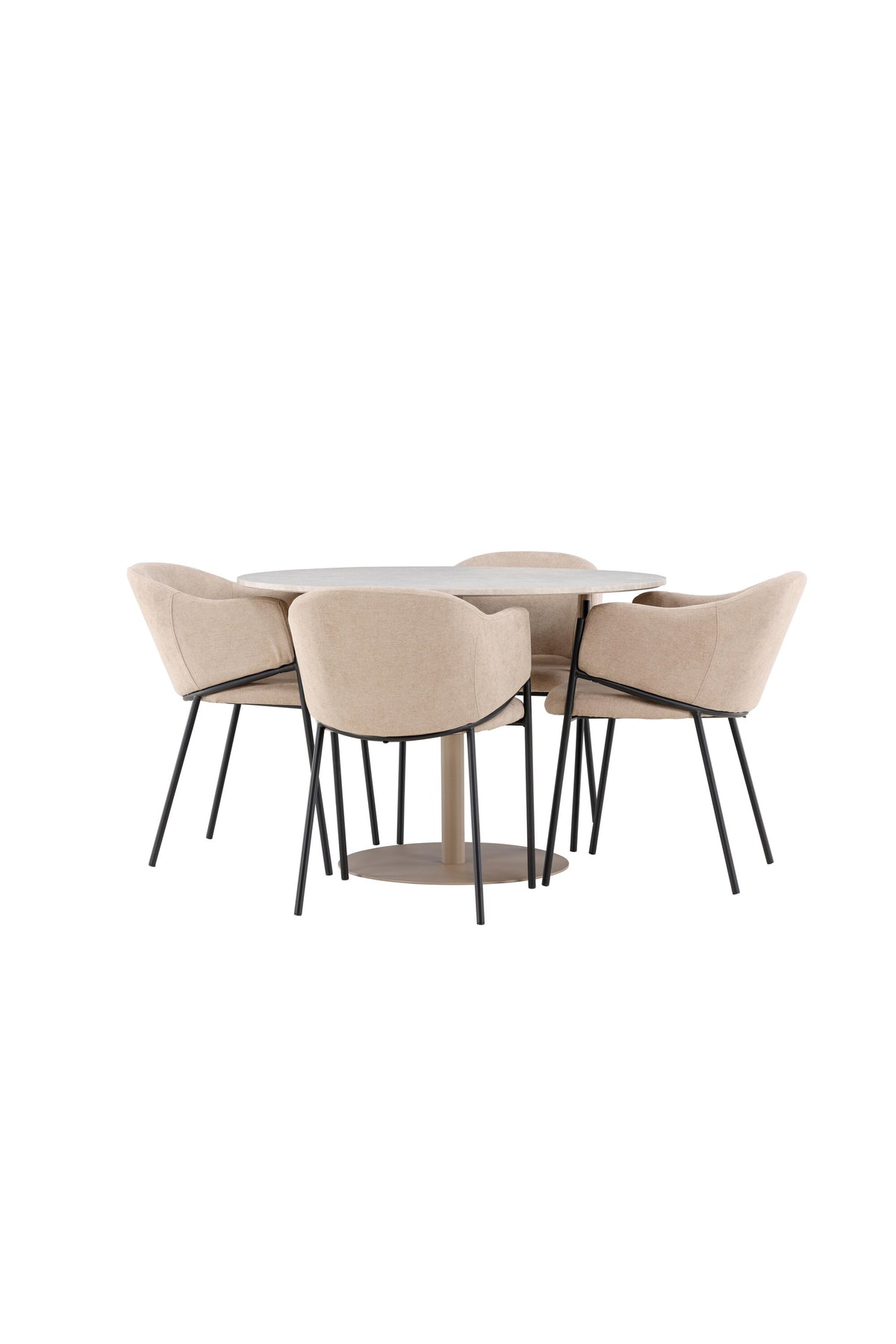 Lycke Esstisch mit Stühlen von Evelina in präsentiert im Onlineshop von KAQTU Design AG. Bartischset ist von Venture Home