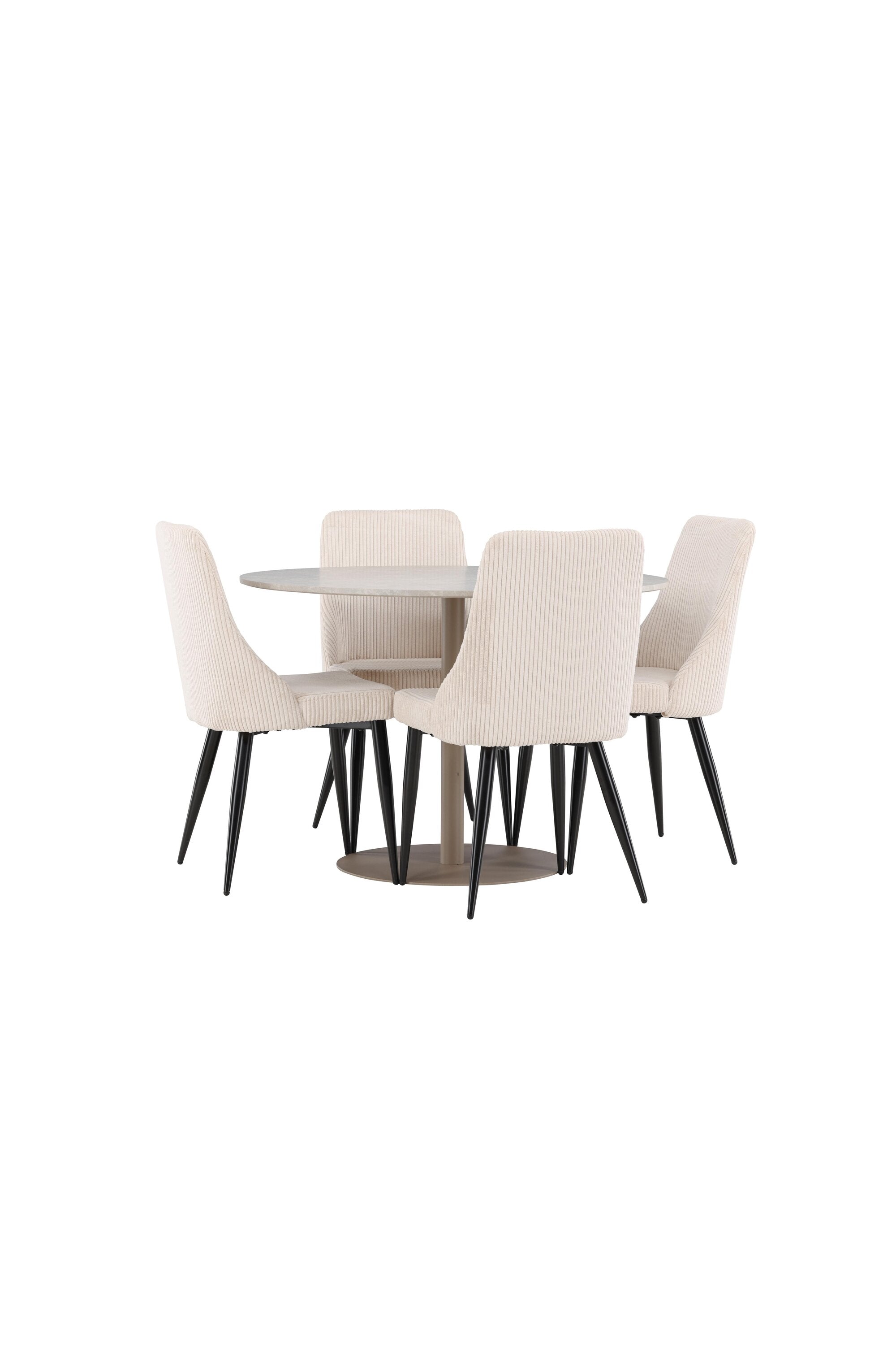 Lycke Esstisch mit Leone Stühlen in präsentiert im Onlineshop von KAQTU Design AG. Bartischset ist von Venture Home