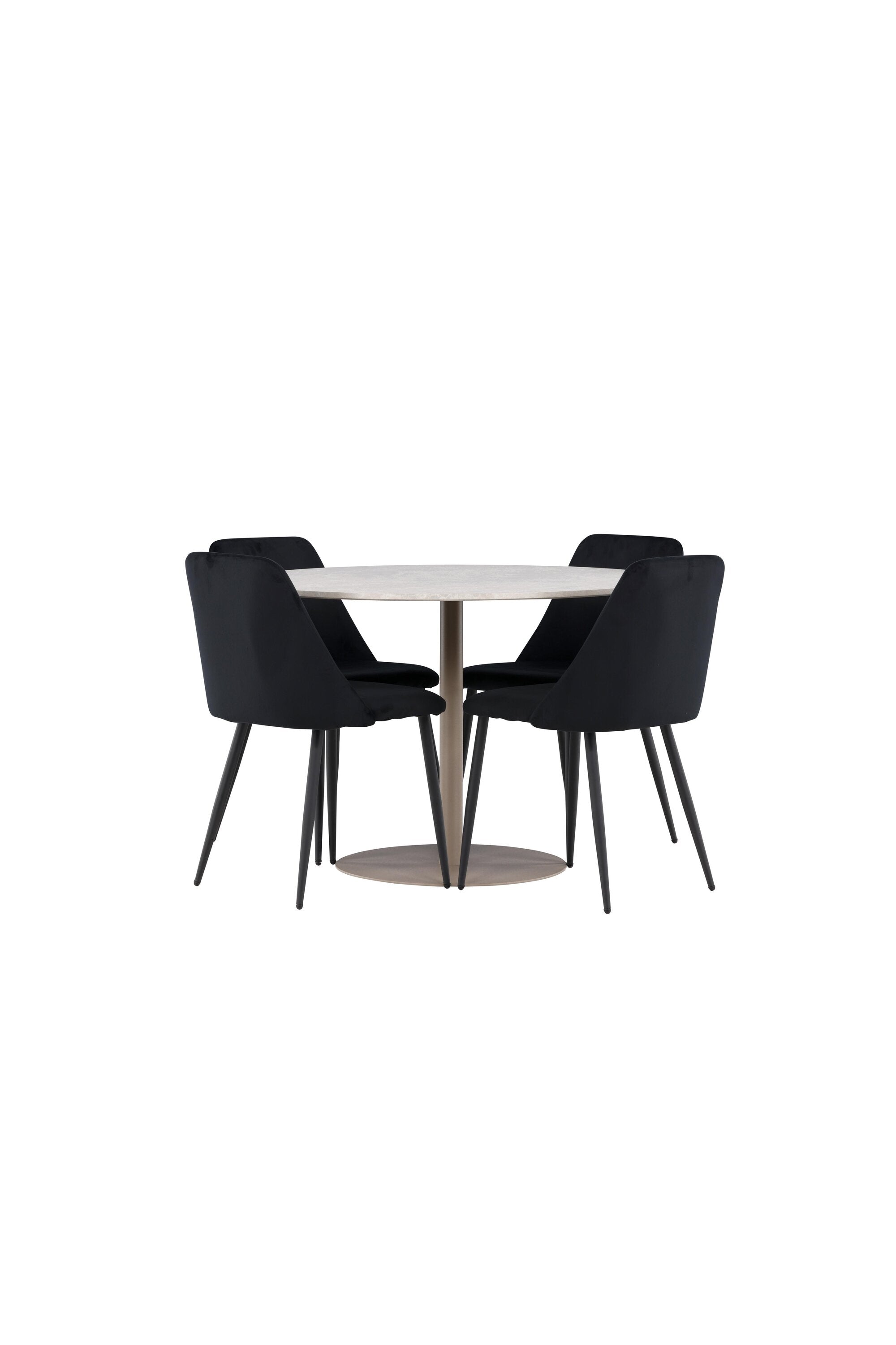 Lycke Esstisch mit Night Stühlen in präsentiert im Onlineshop von KAQTU Design AG. Bartischset ist von Venture Home