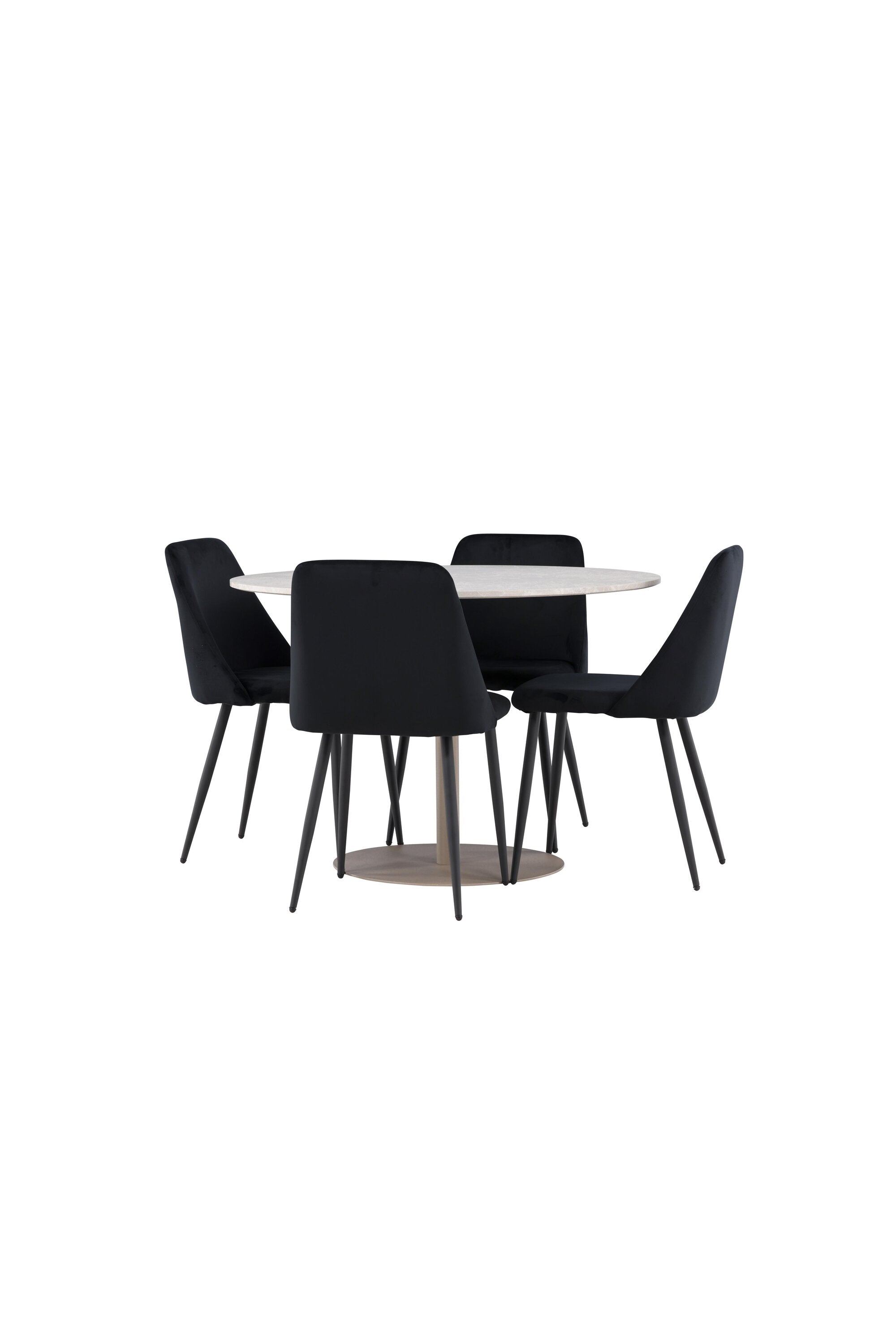 Lycke Esstisch mit Night Stühlen in präsentiert im Onlineshop von KAQTU Design AG. Bartischset ist von Venture Home