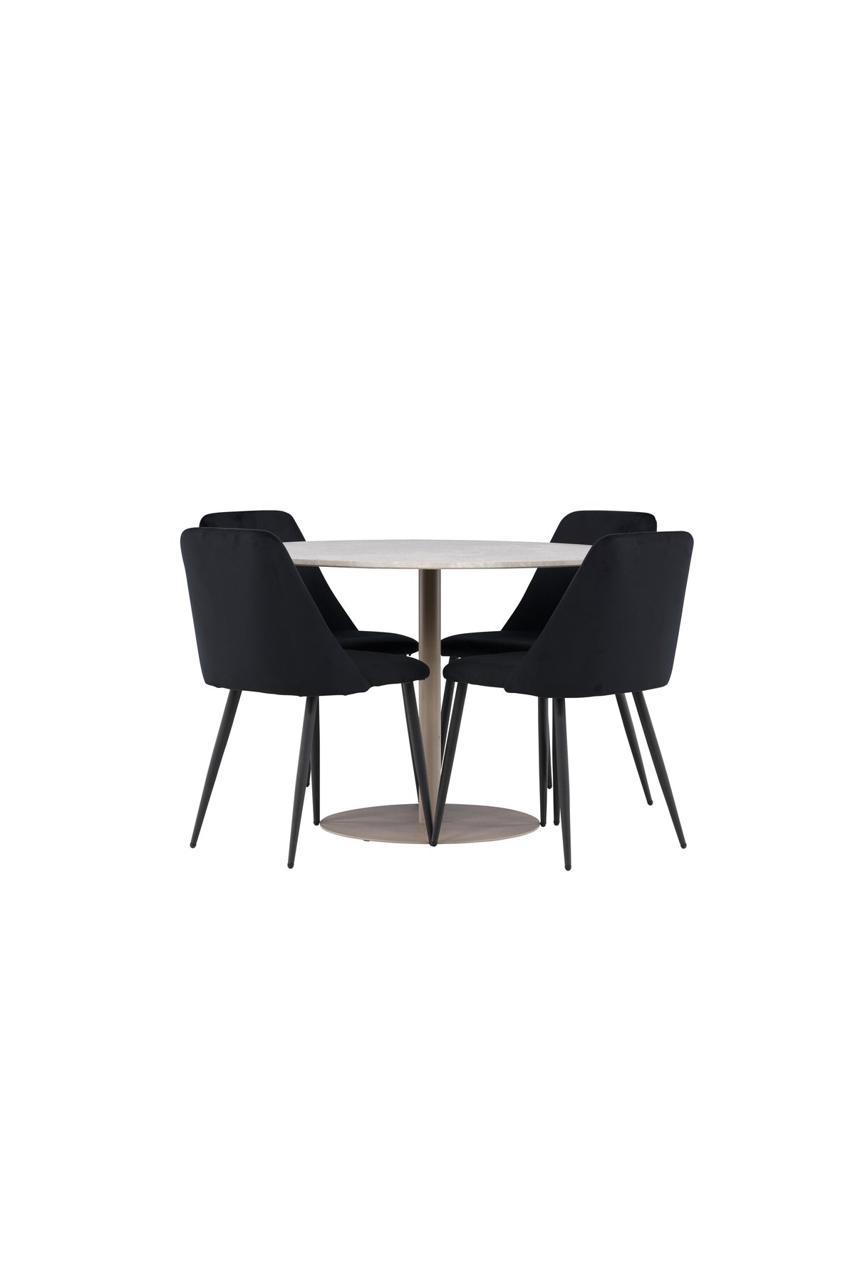 Lycke Esstisch mit Night Stühlen in präsentiert im Onlineshop von KAQTU Design AG. Bartischset ist von Venture Home