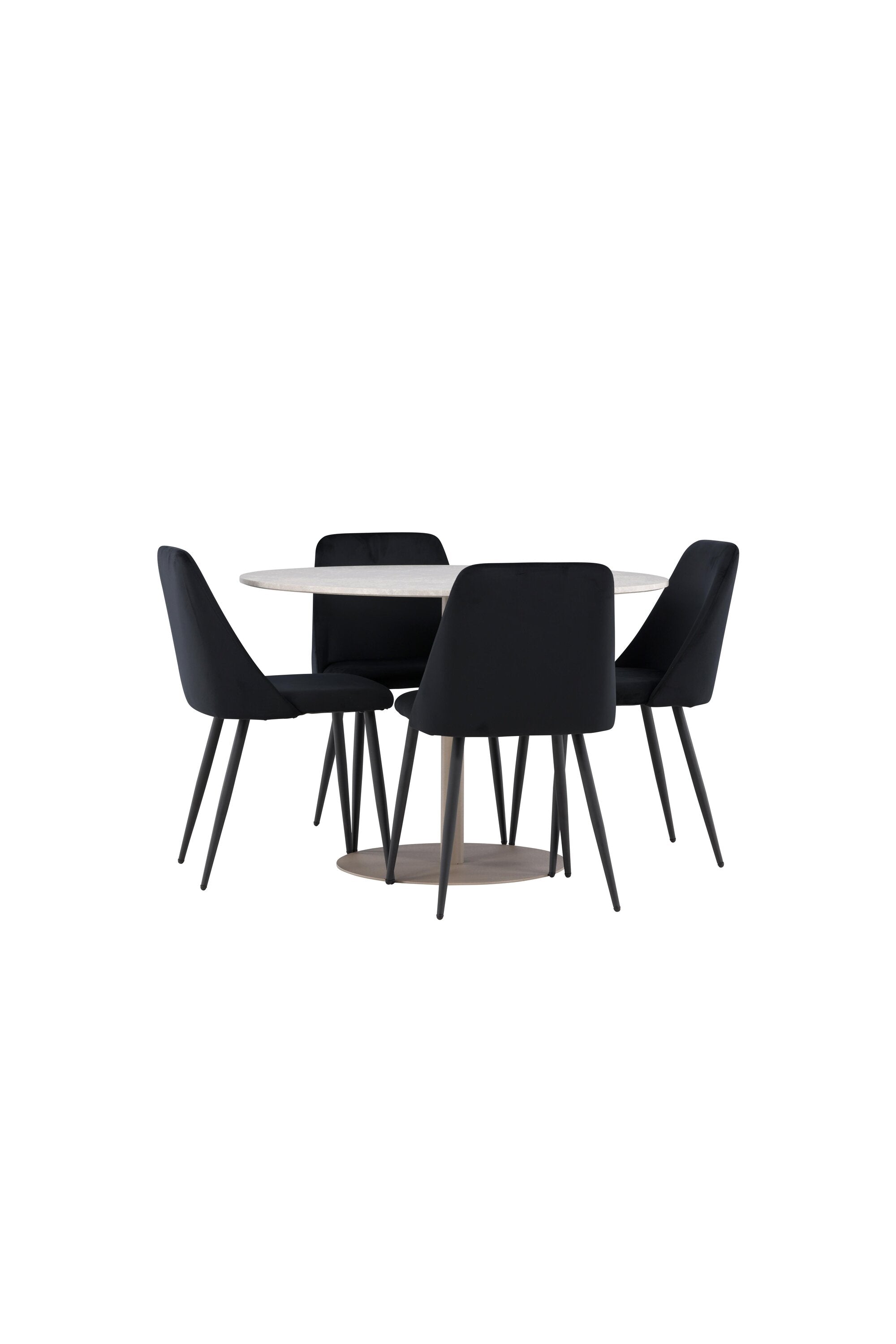 Lycke Esstisch mit Night Stühlen in präsentiert im Onlineshop von KAQTU Design AG. Bartischset ist von Venture Home