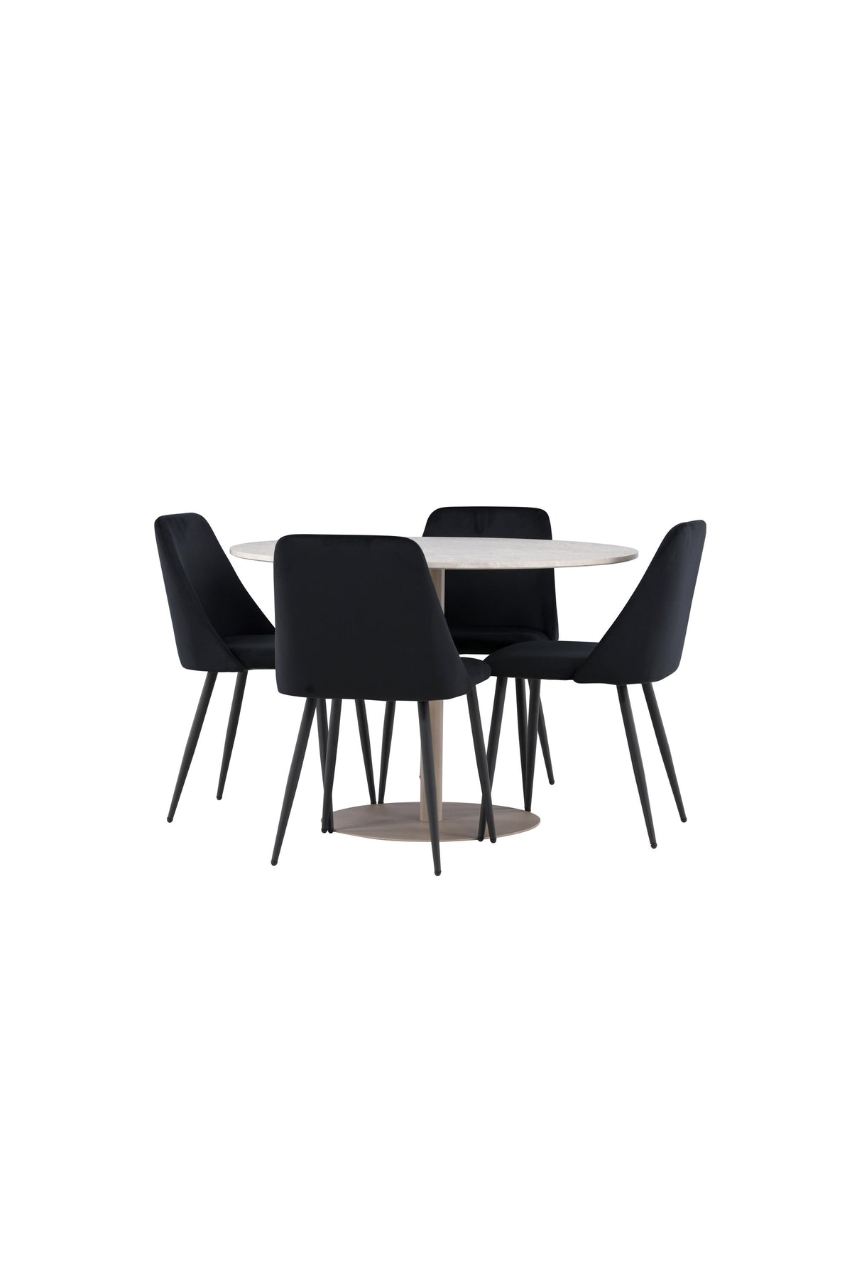 Lycke Esstisch mit Night Stühlen in präsentiert im Onlineshop von KAQTU Design AG. Bartischset ist von Venture Home