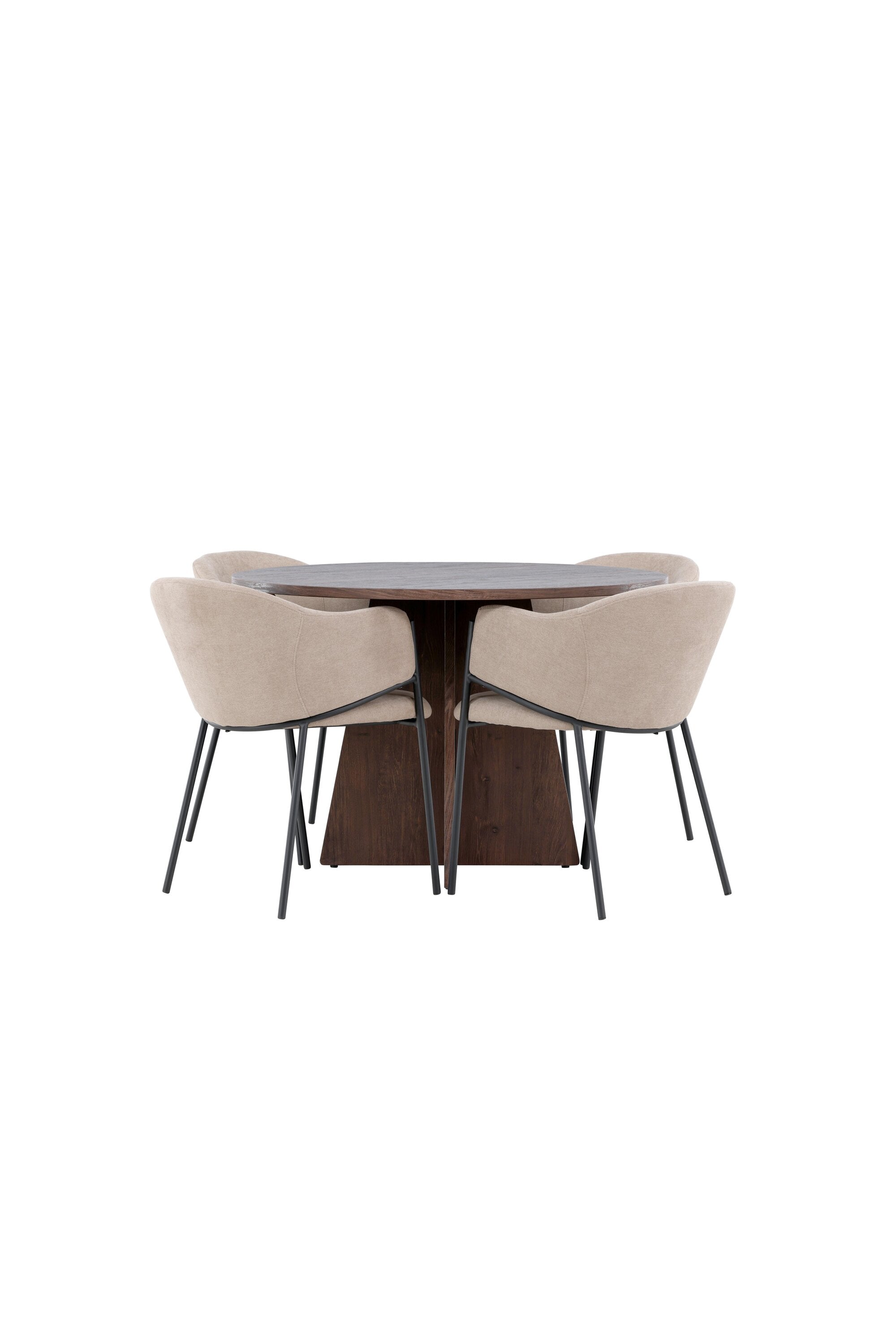 Bootcut Esszimmertisch mit Evelina Stühlen in präsentiert im Onlineshop von KAQTU Design AG. Bartischset ist von Venture Home