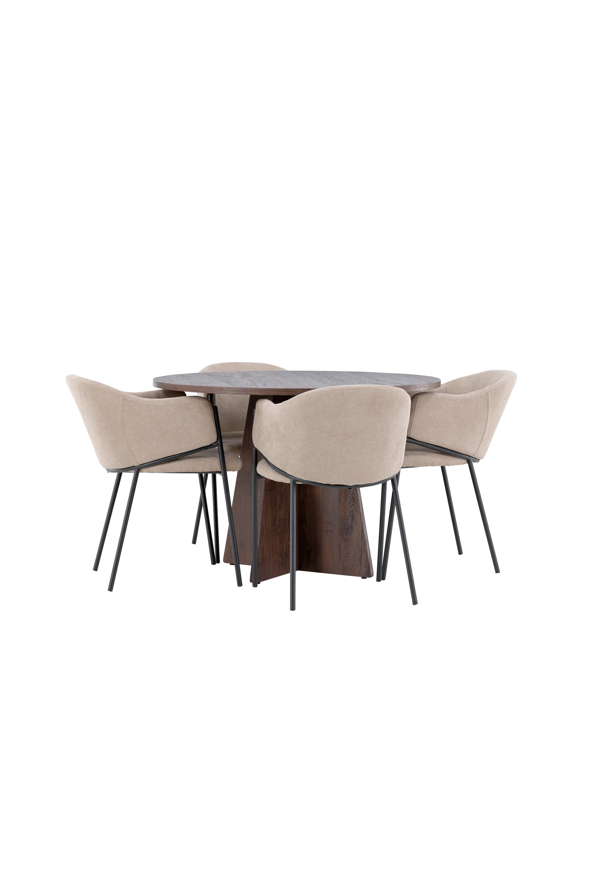 Bootcut Esszimmertisch mit Evelina Stühlen in präsentiert im Onlineshop von KAQTU Design AG. Bartischset ist von Venture Home