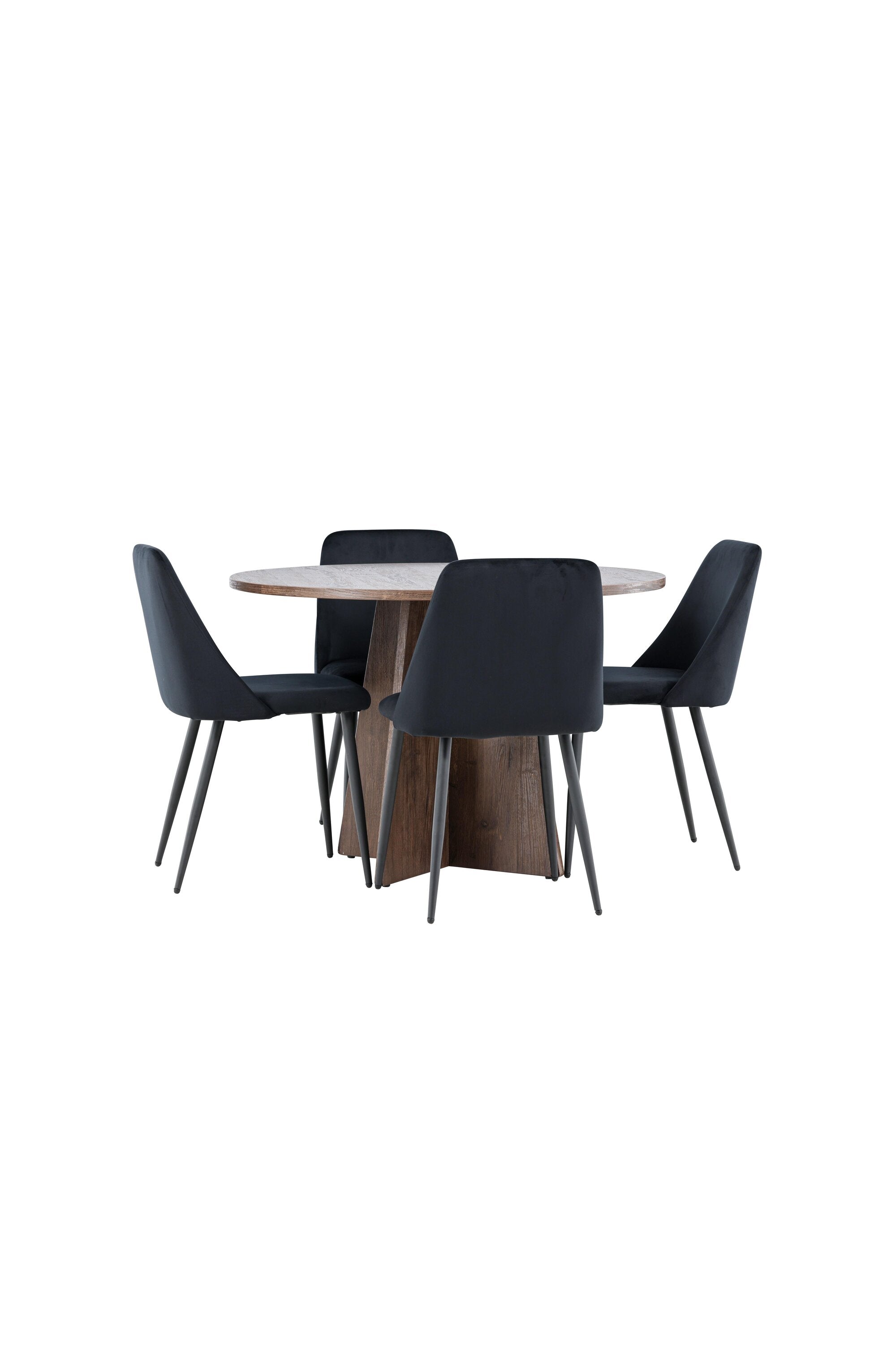 Bootcut Esszimmertisch mit Night Stühlen in präsentiert im Onlineshop von KAQTU Design AG. Bartischset ist von Venture Home