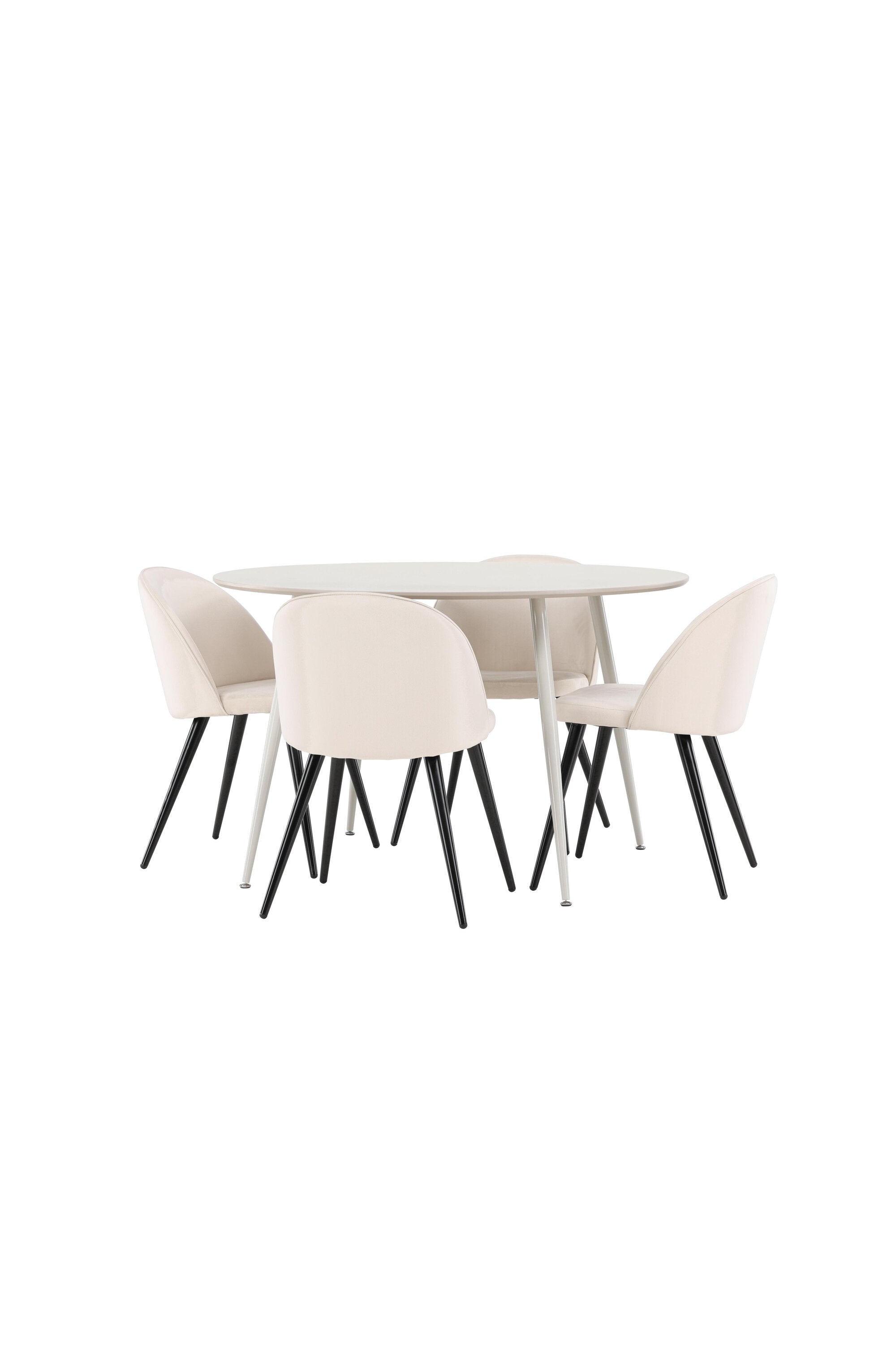 Plaza Esstisch mit Velvet Esszimmerstuhl in präsentiert im Onlineshop von KAQTU Design AG. Esstischset ist von Venture Home