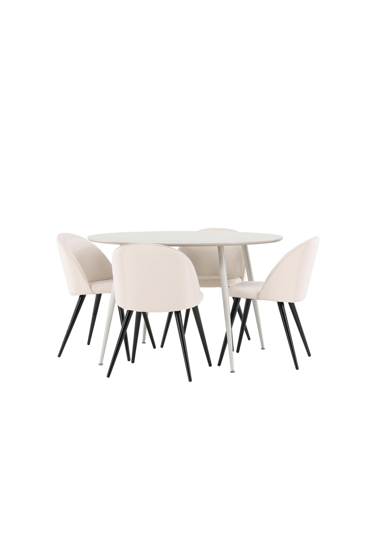 Tisch Plaza zum Essen mit Stühlen aus Velvet in präsentiert im Onlineshop von KAQTU Design AG. Bartischset ist von Venture Home