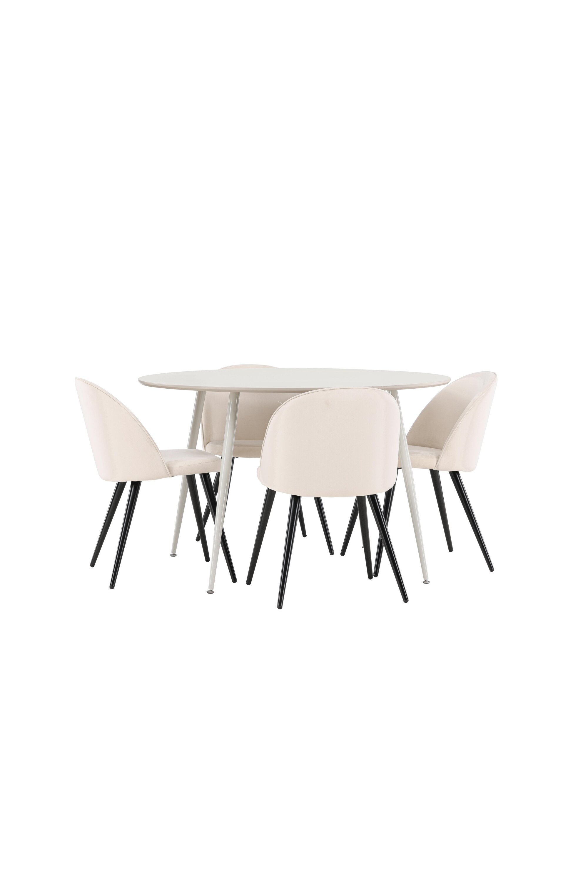 Plaza Esstisch mit Velvet Esszimmerstuhl in präsentiert im Onlineshop von KAQTU Design AG. Esstischset ist von Venture Home