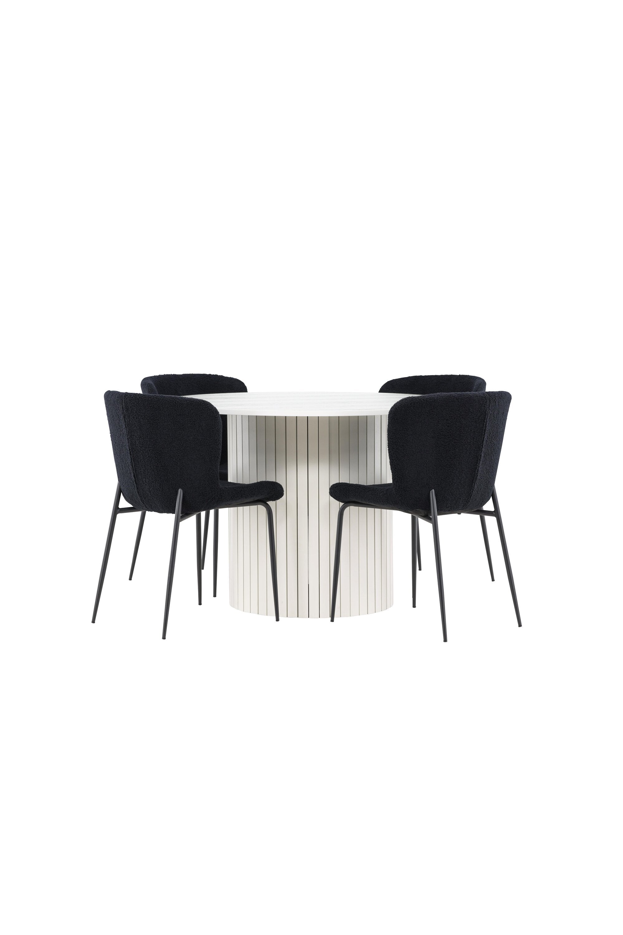 Härön Esstisch mit Modesto Stühlen in präsentiert im Onlineshop von KAQTU Design AG. Bartischset ist von Venture Home