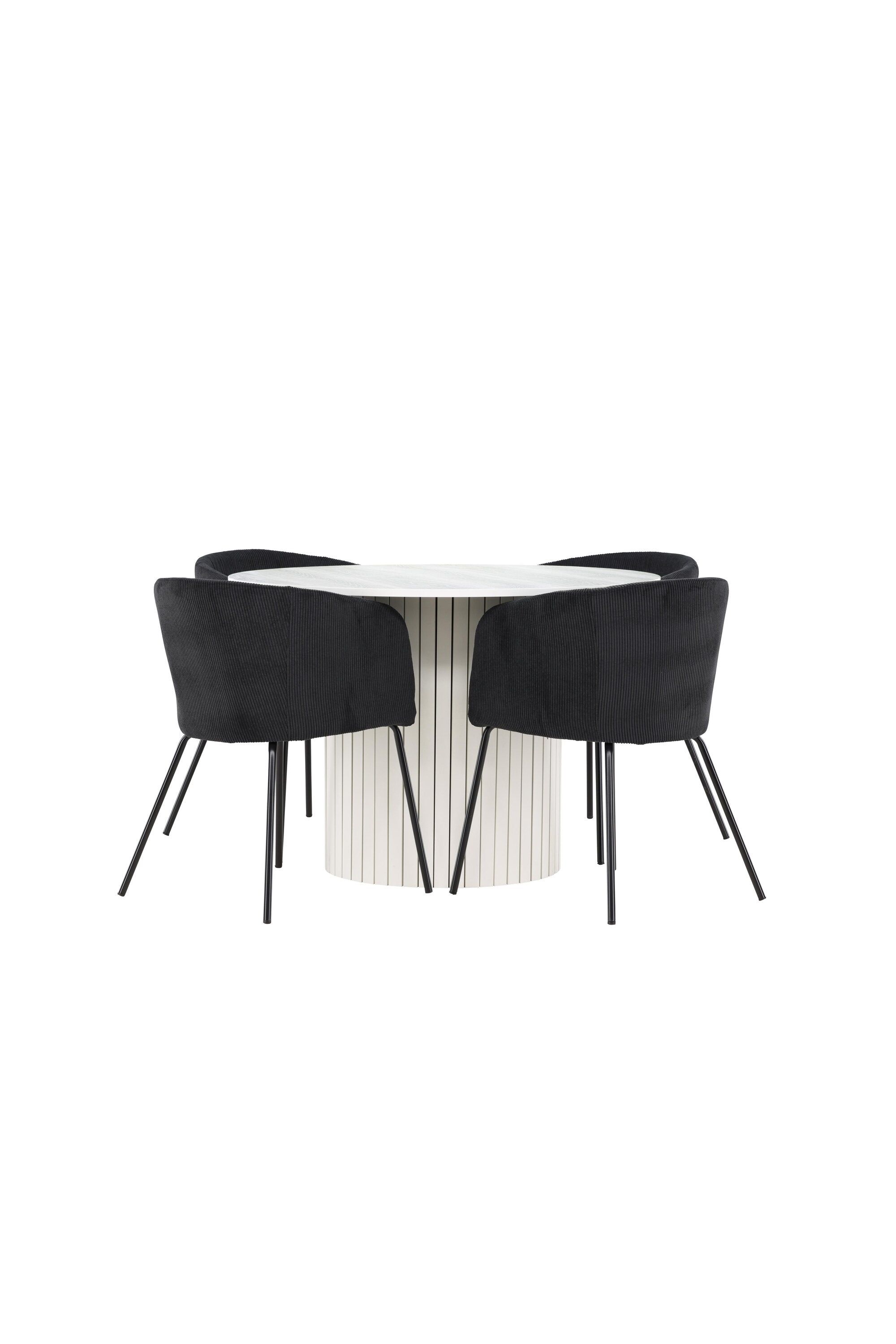 Härön Esstisch mit Berit Stühlen in präsentiert im Onlineshop von KAQTU Design AG. Bartischset ist von Venture Home
