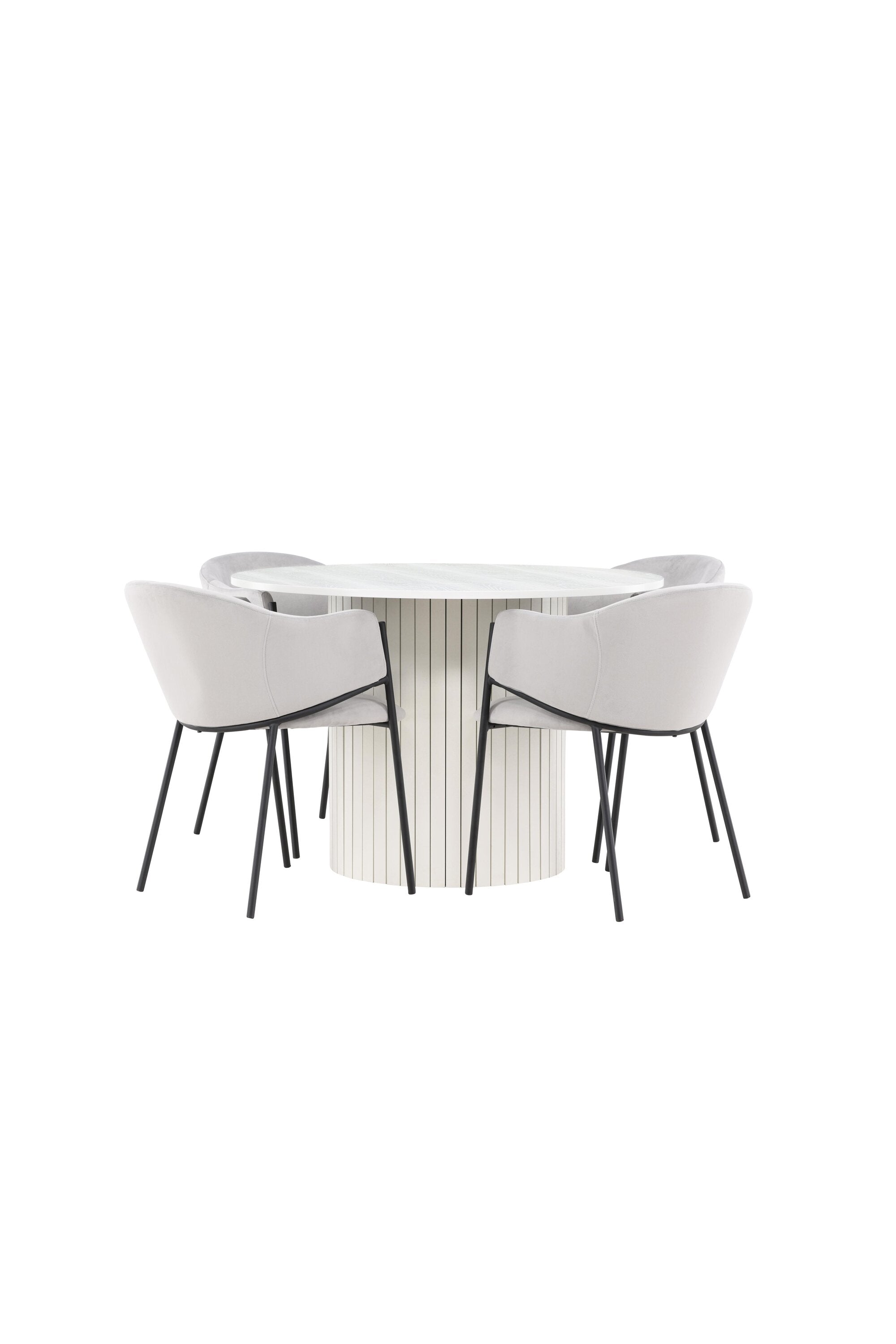 Härön Esstisch mit Stühlen von Evelina in präsentiert im Onlineshop von KAQTU Design AG. Bartischset ist von Venture Home