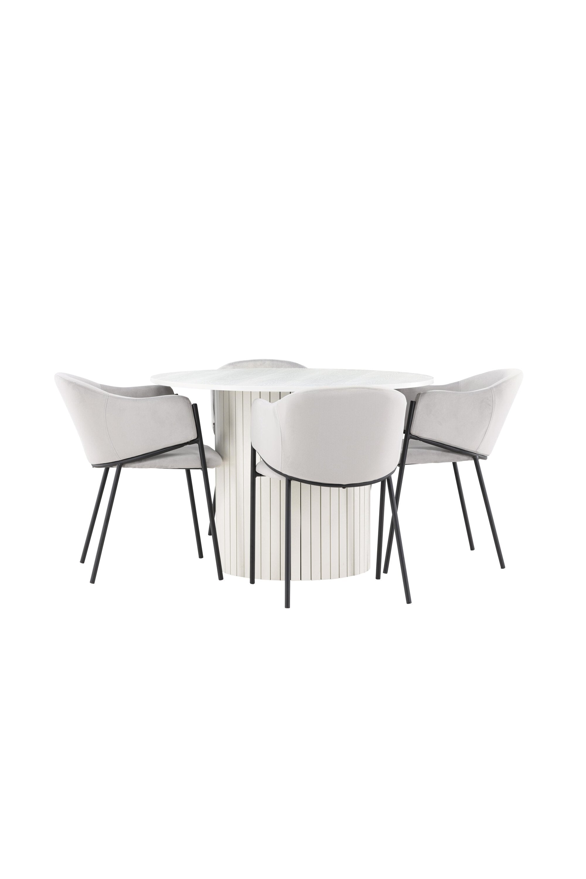 Härön Esstisch mit Stühlen von Evelina in präsentiert im Onlineshop von KAQTU Design AG. Bartischset ist von Venture Home