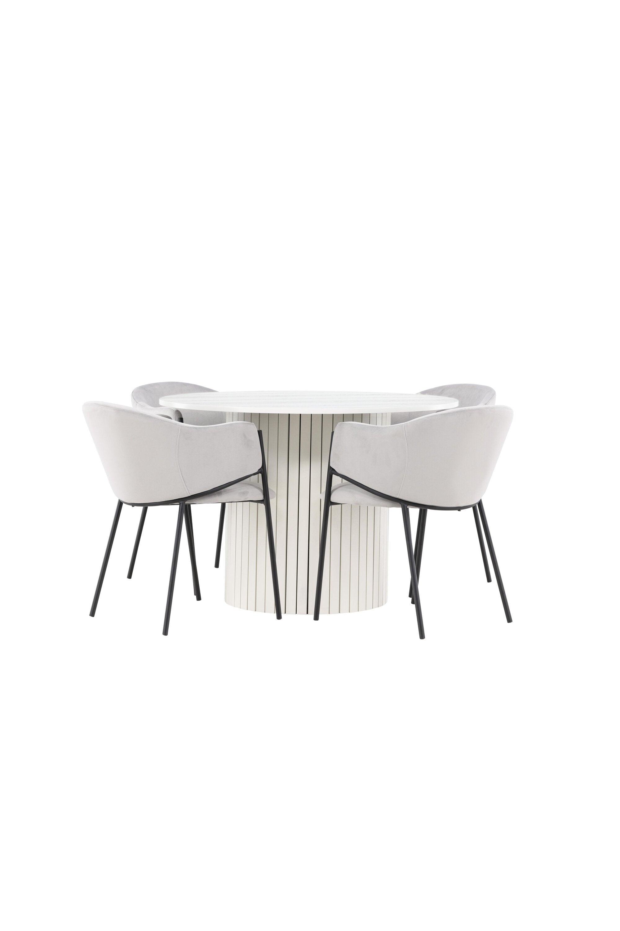 Härön Esstisch mit Stühlen von Evelina in präsentiert im Onlineshop von KAQTU Design AG. Bartischset ist von Venture Home