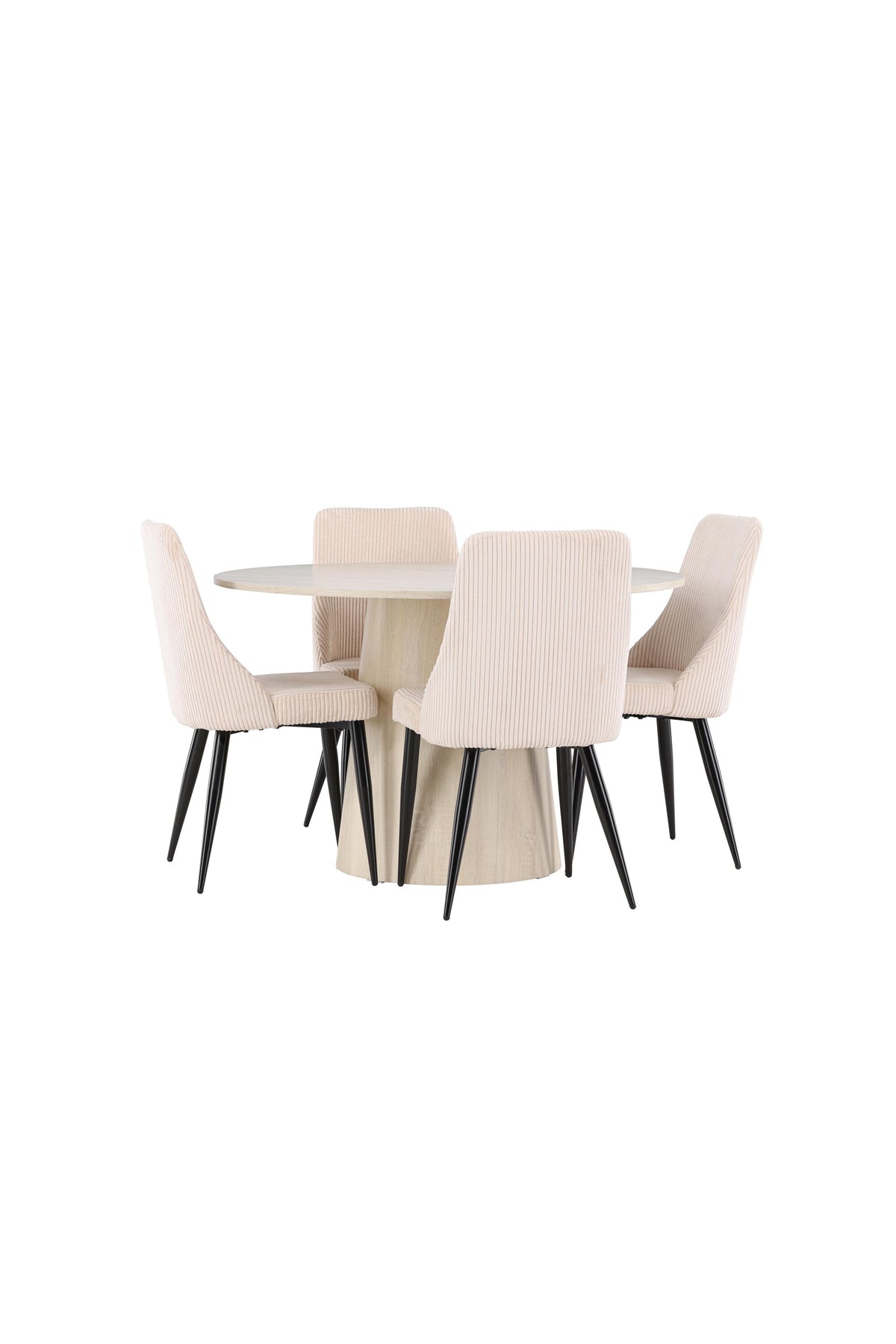 Lanzo Esstisch mit Leone Stühlen in präsentiert im Onlineshop von KAQTU Design AG. Bartischset ist von Venture Home