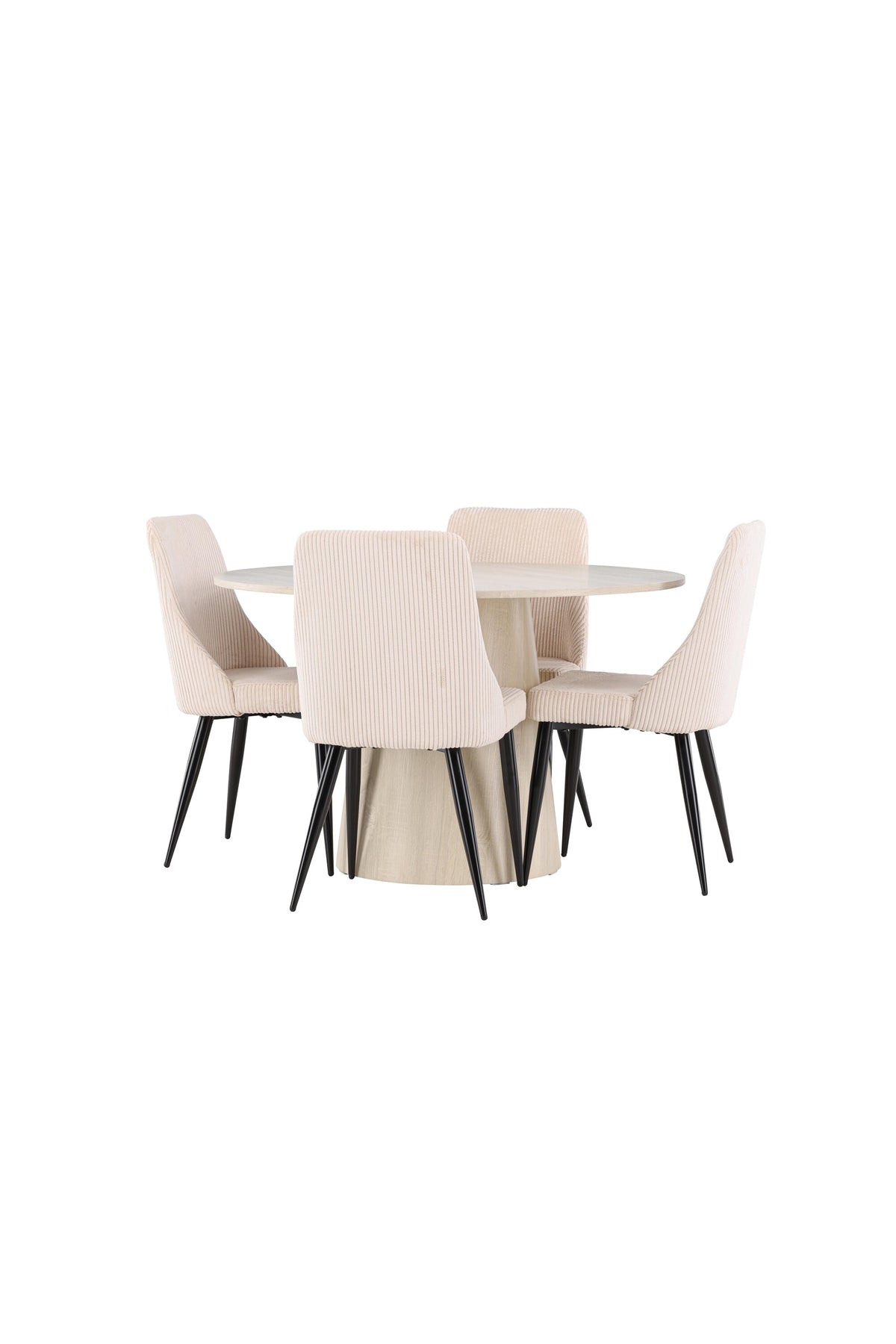 Lanzo Esstisch mit Leone Stühlen in präsentiert im Onlineshop von KAQTU Design AG. Bartischset ist von Venture Home