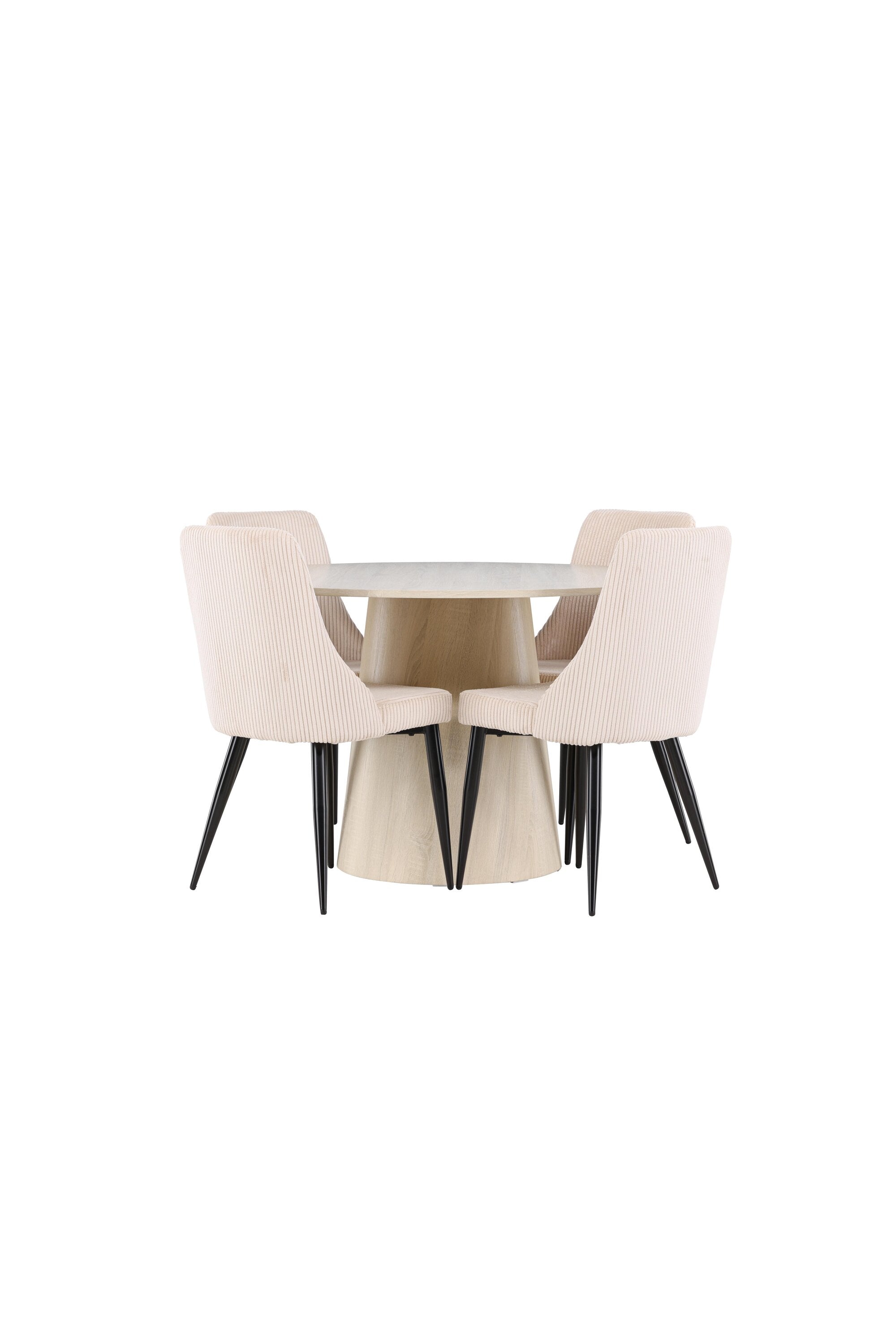 Lanzo Esstisch mit Leone Stühlen in präsentiert im Onlineshop von KAQTU Design AG. Bartischset ist von Venture Home