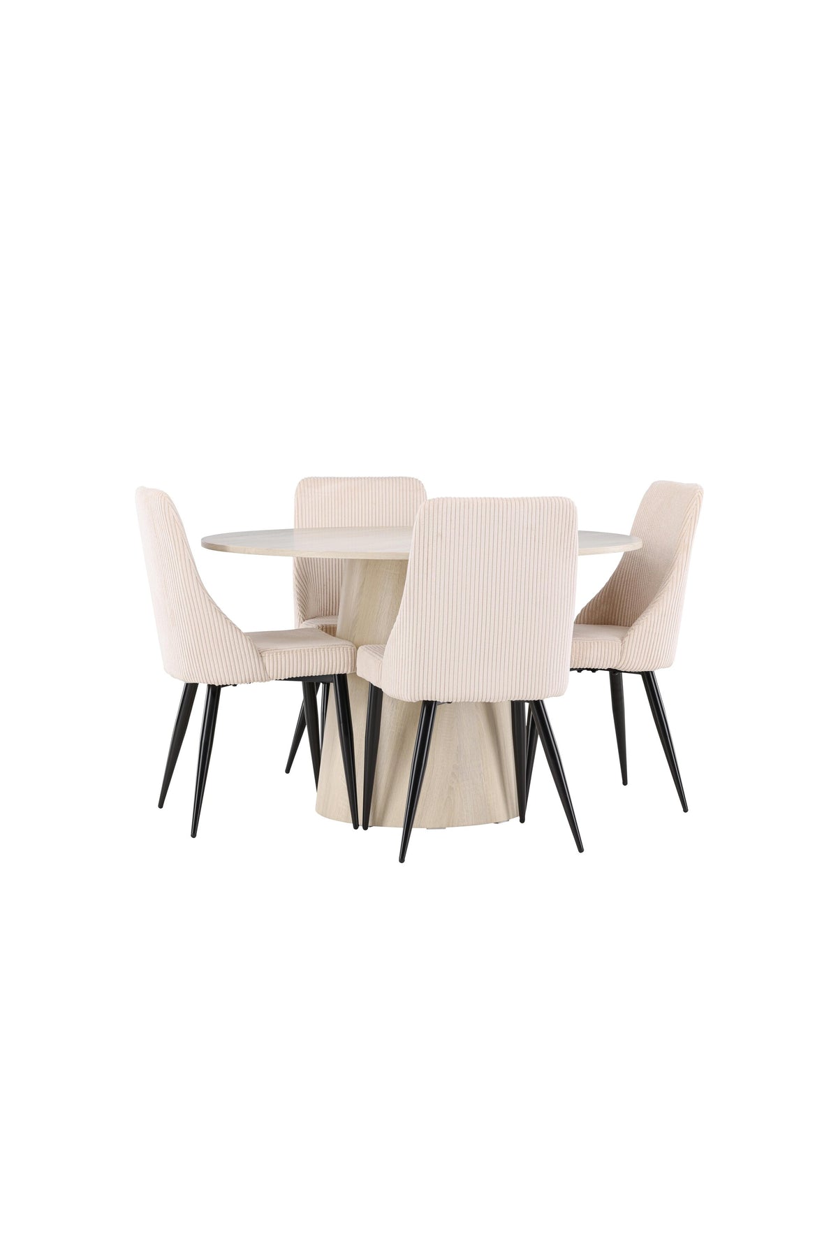 Lanzo Esstisch mit Leone Stühlen in präsentiert im Onlineshop von KAQTU Design AG. Bartischset ist von Venture Home