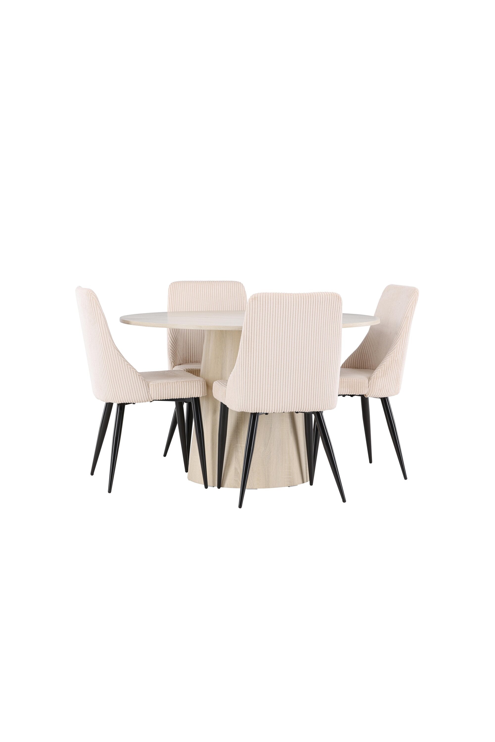 Lanzo Esstisch mit Leone Stühlen in präsentiert im Onlineshop von KAQTU Design AG. Bartischset ist von Venture Home