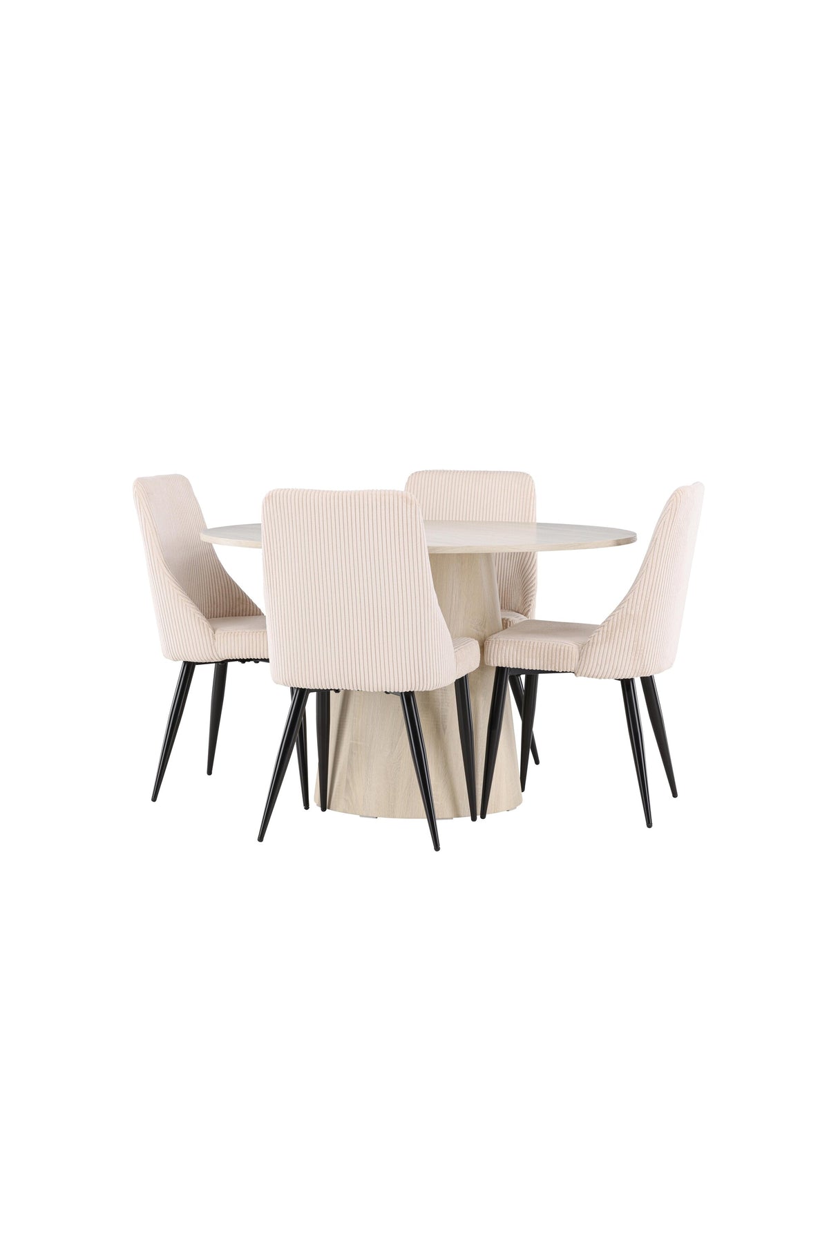 Lanzo Esstisch mit Leone Stühlen in präsentiert im Onlineshop von KAQTU Design AG. Bartischset ist von Venture Home