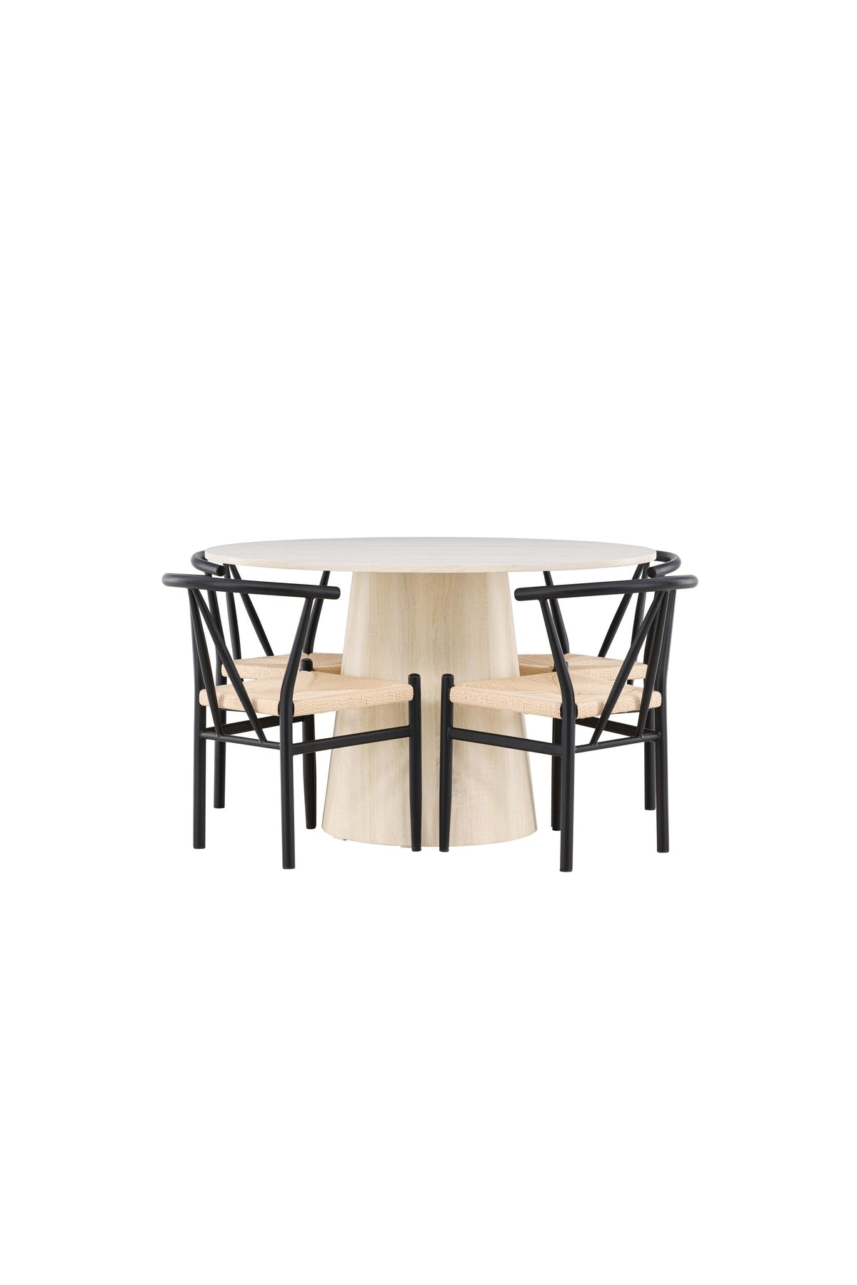 Lanzo Esszimmertisch mit Alfons Stühlen in präsentiert im Onlineshop von KAQTU Design AG. Bartischset ist von Venture Home