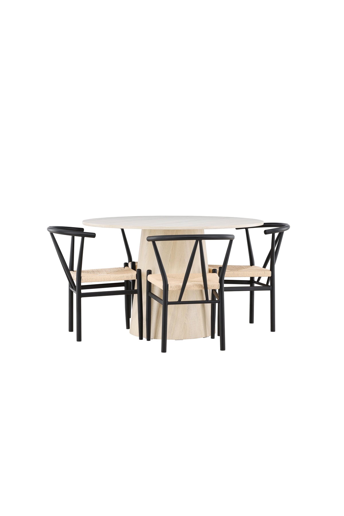 Lanzo Esszimmertisch mit Alfons Stühlen in präsentiert im Onlineshop von KAQTU Design AG. Bartischset ist von Venture Home