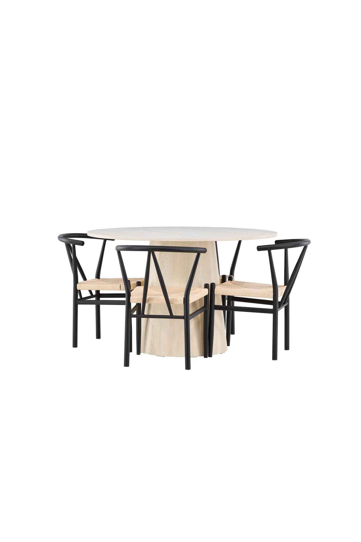 Lanzo Esszimmertisch mit Alfons Stühlen in präsentiert im Onlineshop von KAQTU Design AG. Bartischset ist von Venture Home