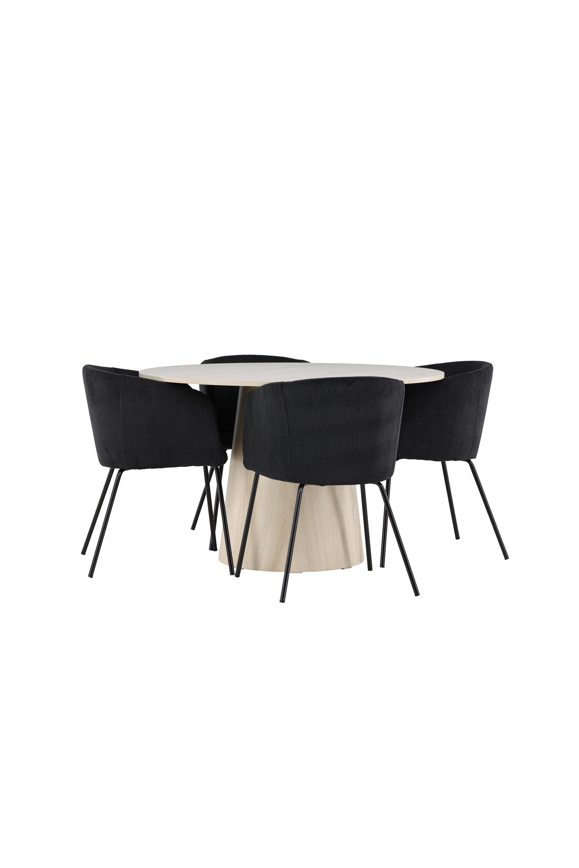 Lanzo Esstisch mit Stühlen von Berit in präsentiert im Onlineshop von KAQTU Design AG. Bartischset ist von Venture Home