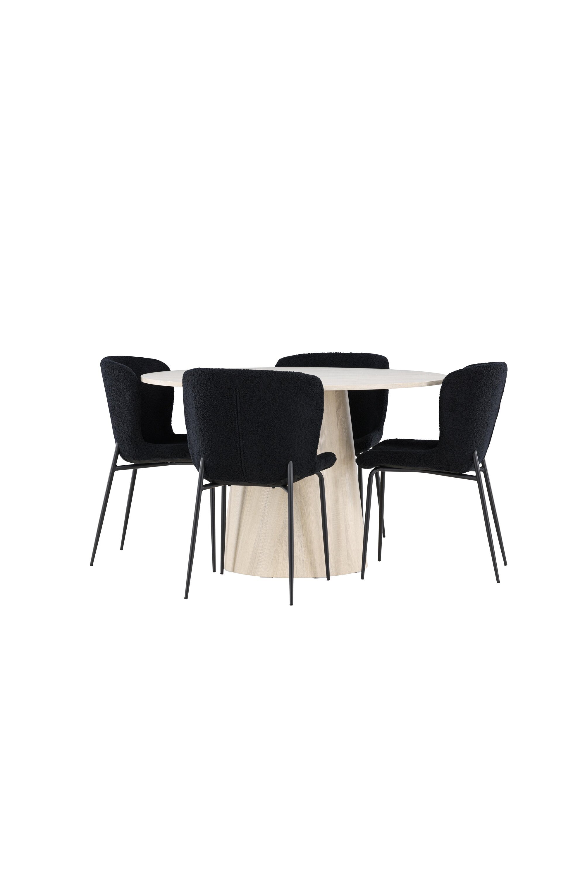 Lanzo Esstisch mit Modesto Esszimmerstuhl in präsentiert im Onlineshop von KAQTU Design AG. Esstischset ist von Venture Home