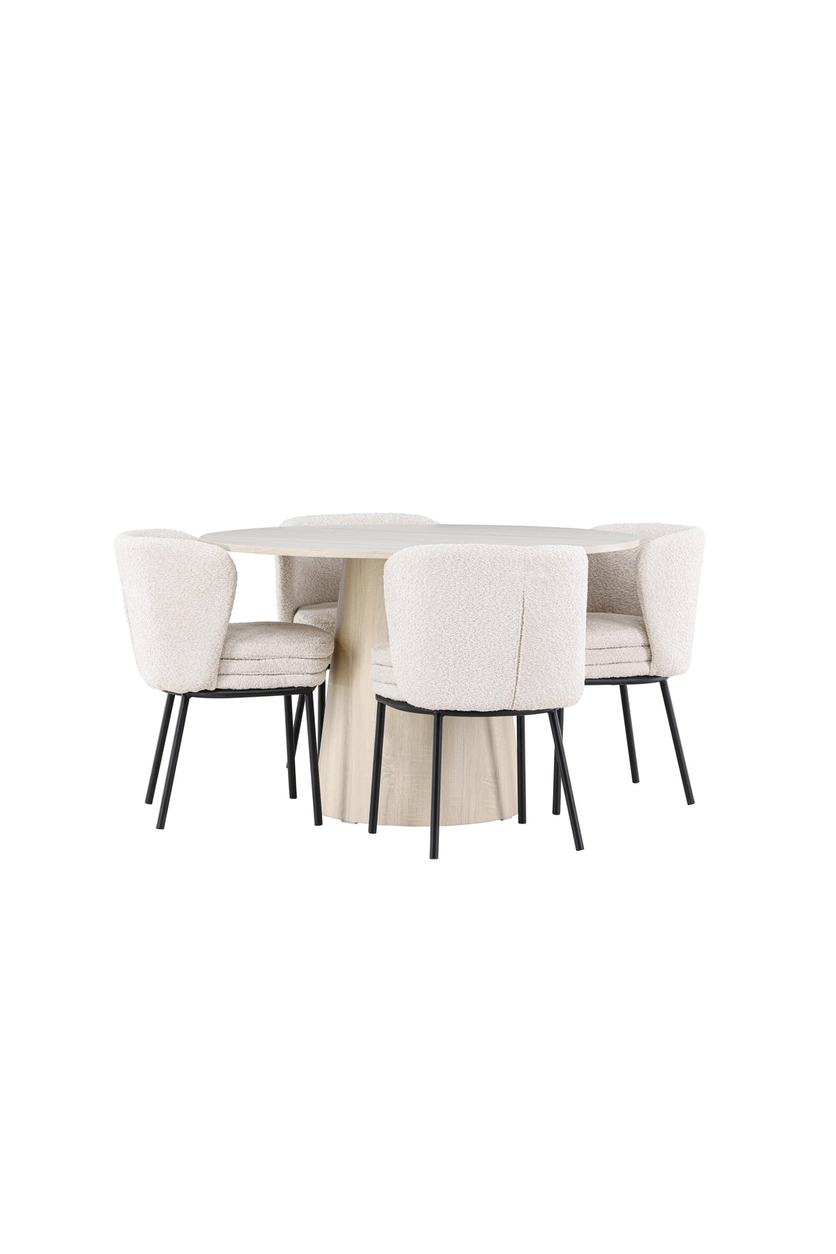 Lanzo Esstisch mit Agnes Stühlen in präsentiert im Onlineshop von KAQTU Design AG. Bartischset ist von Venture Home