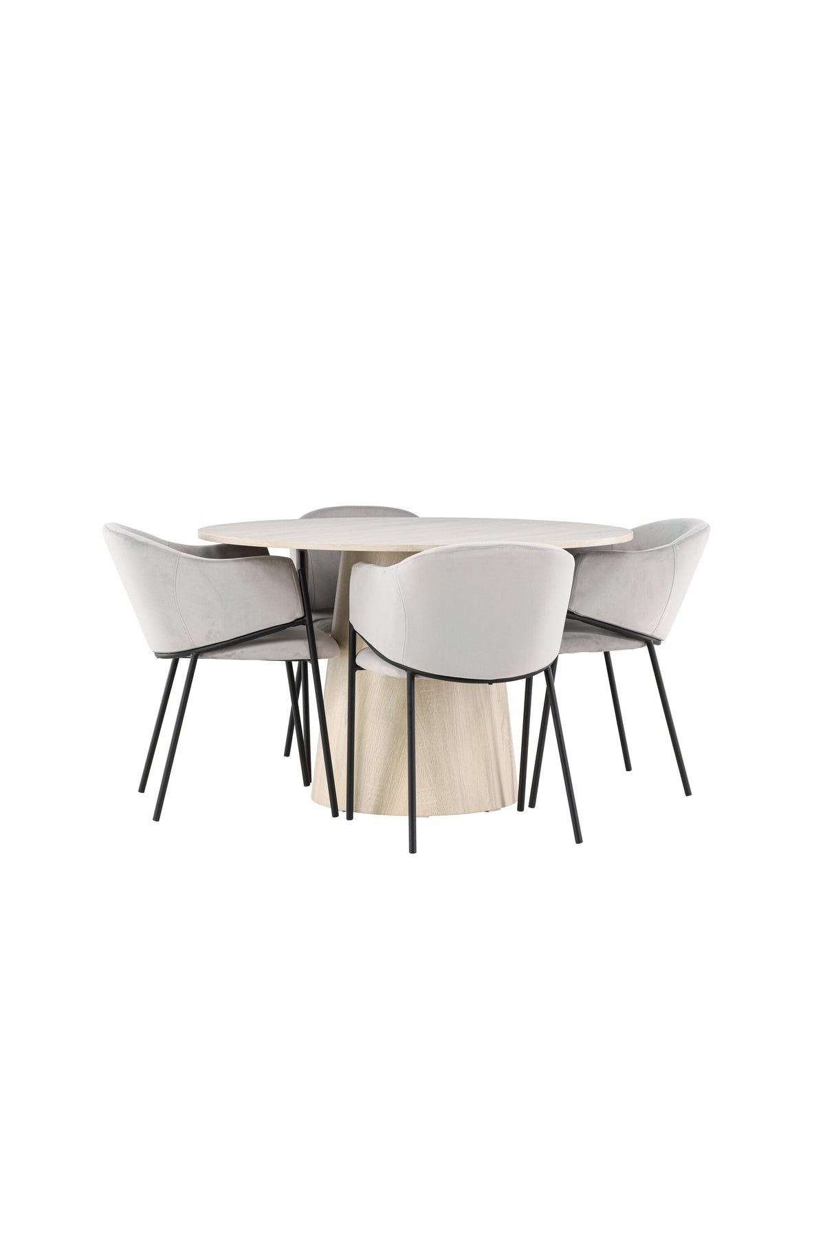 Lanzo Esstisch mit Evelina Stühlen in präsentiert im Onlineshop von KAQTU Design AG. Bartischset ist von Venture Home