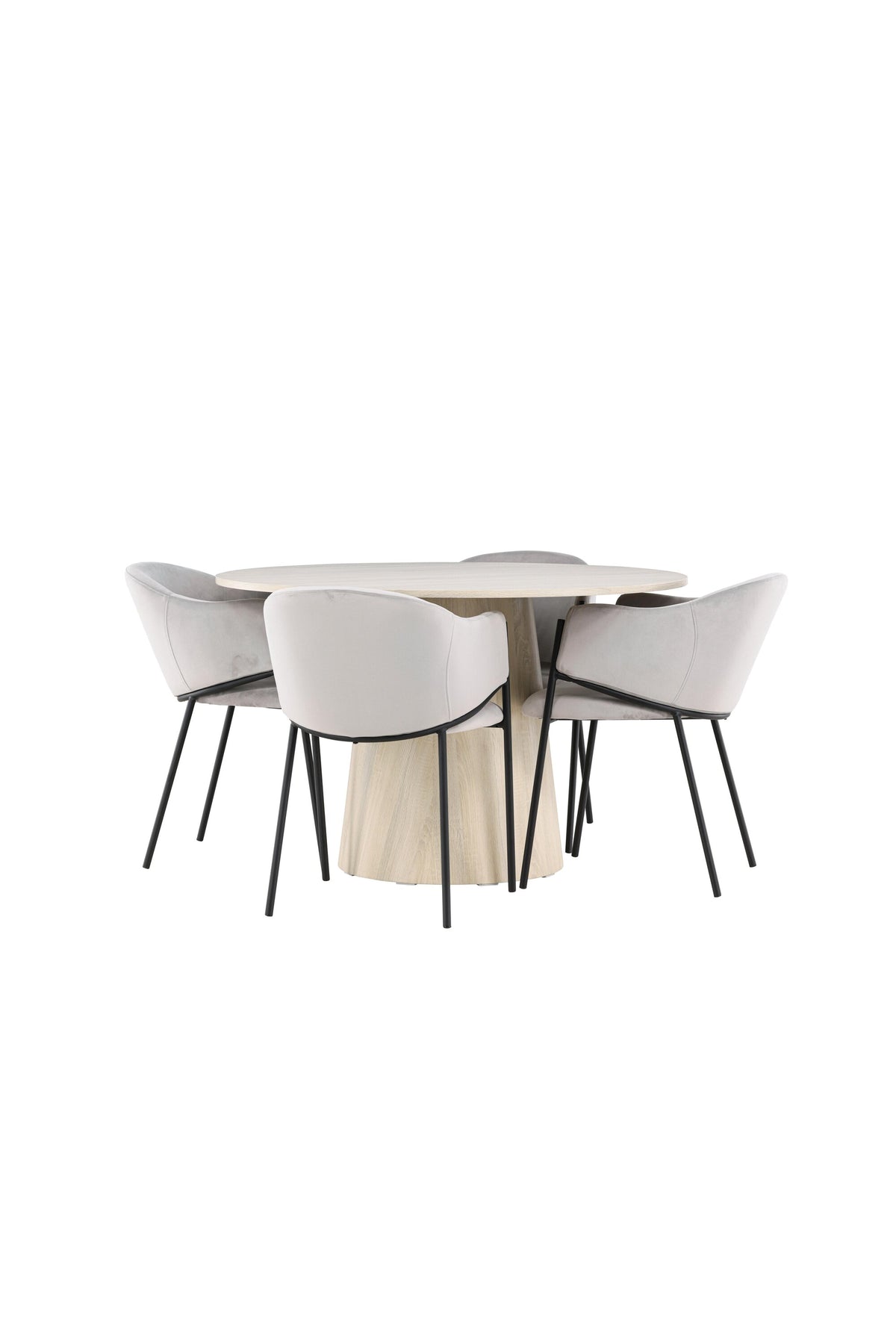 Lanzo Esstisch mit Evelina Stühlen in präsentiert im Onlineshop von KAQTU Design AG. Bartischset ist von Venture Home