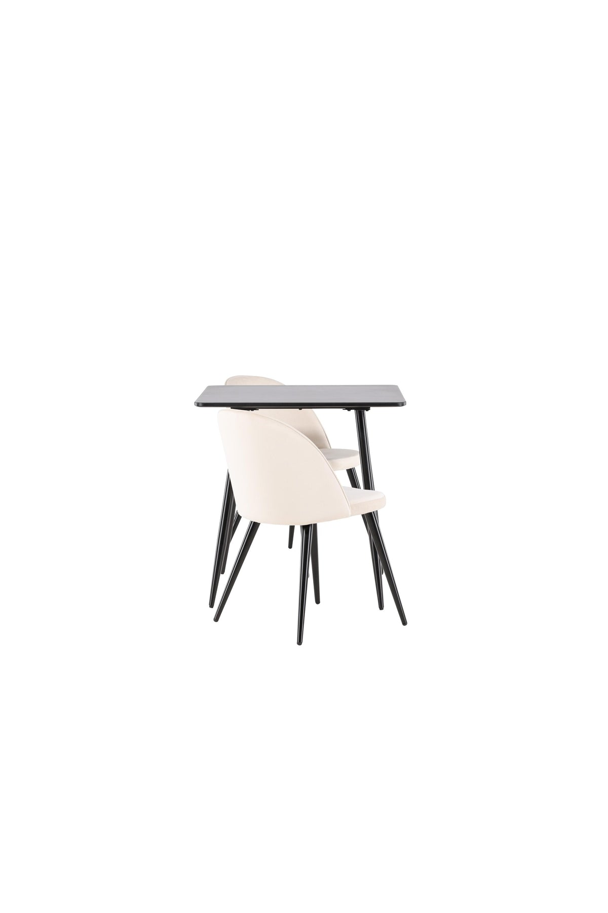 Polar Esstisch mit Velvet Stühlen in präsentiert im Onlineshop von KAQTU Design AG. Esszimmerset ist von Venture Home