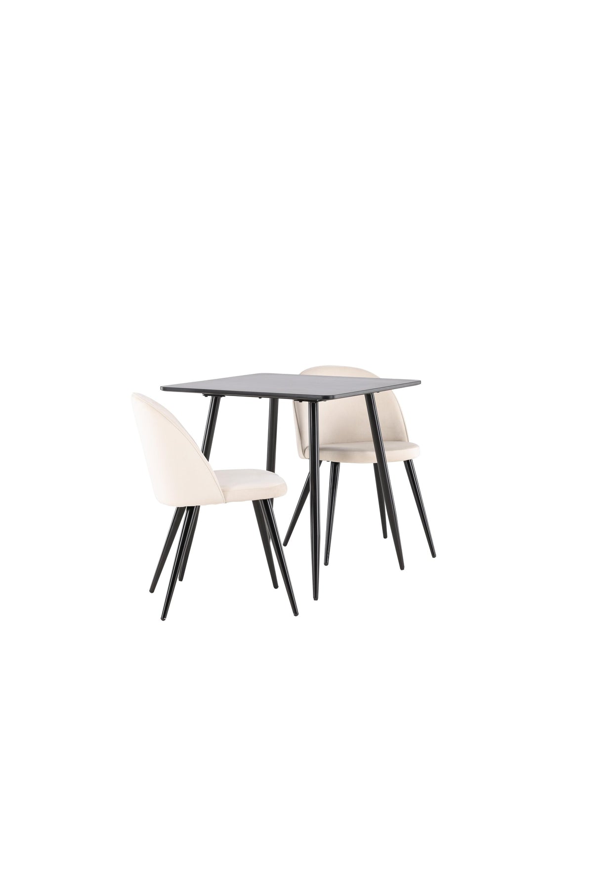 Polar Esstisch mit Velvet Stühlen in präsentiert im Onlineshop von KAQTU Design AG. Esszimmerset ist von Venture Home