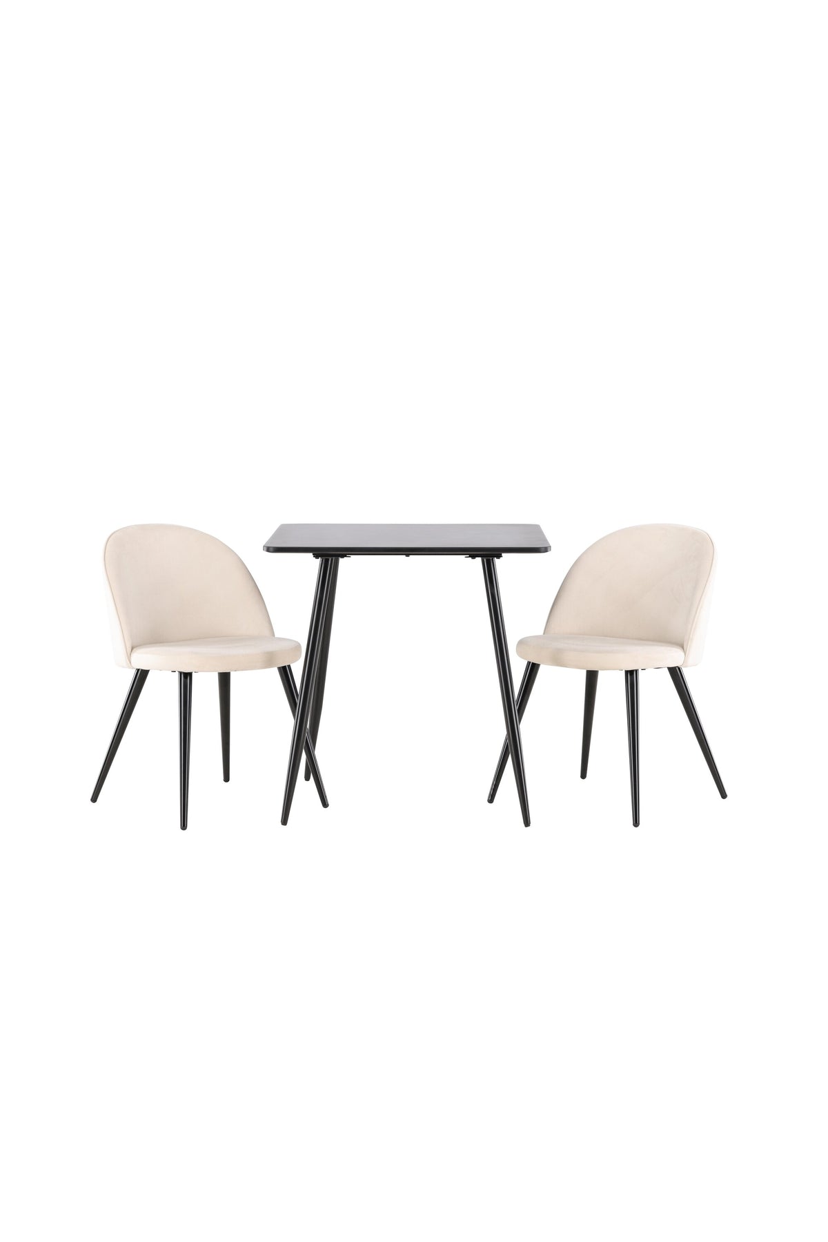 Polar Esstisch mit Velvet Stühlen in präsentiert im Onlineshop von KAQTU Design AG. Esszimmerset ist von Venture Home