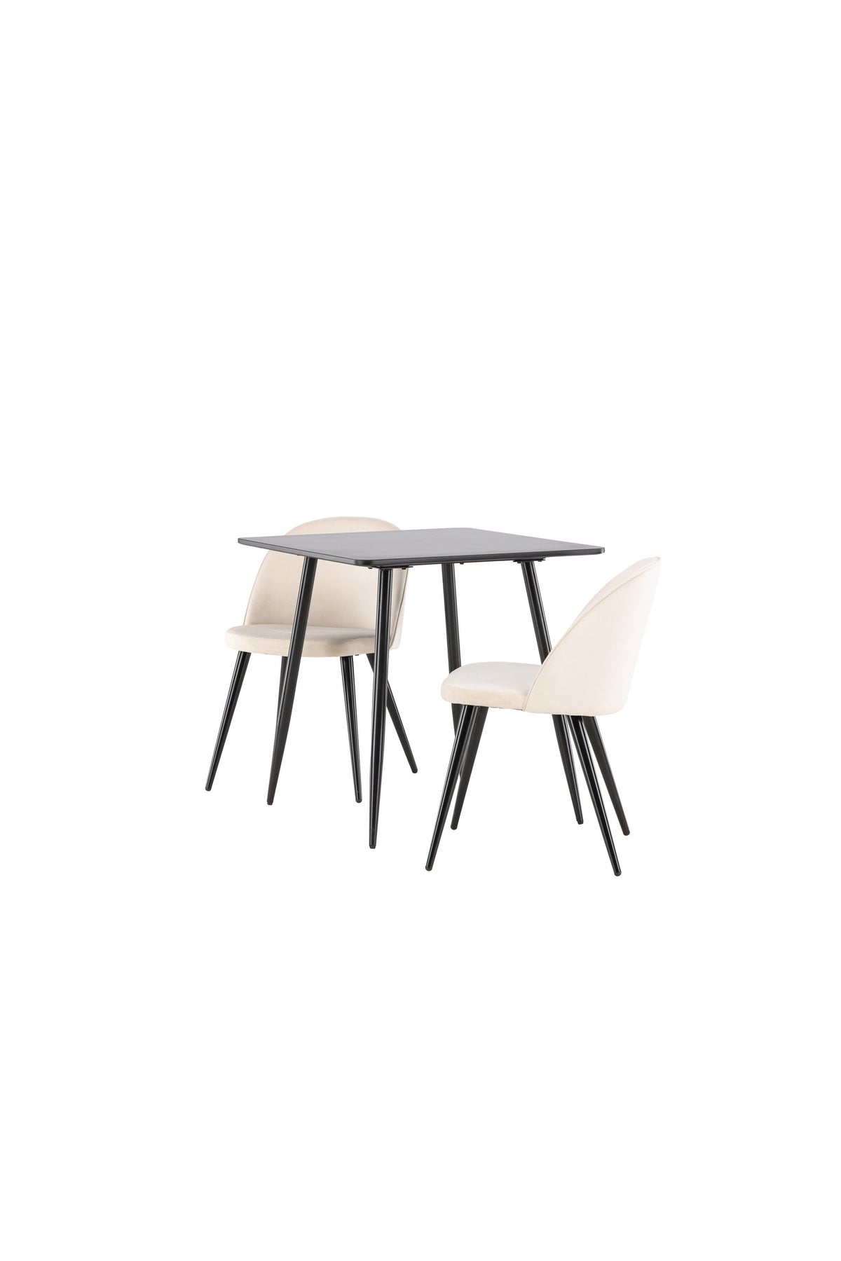 Polar Esstisch mit Velvet Stühlen in präsentiert im Onlineshop von KAQTU Design AG. Esszimmerset ist von Venture Home