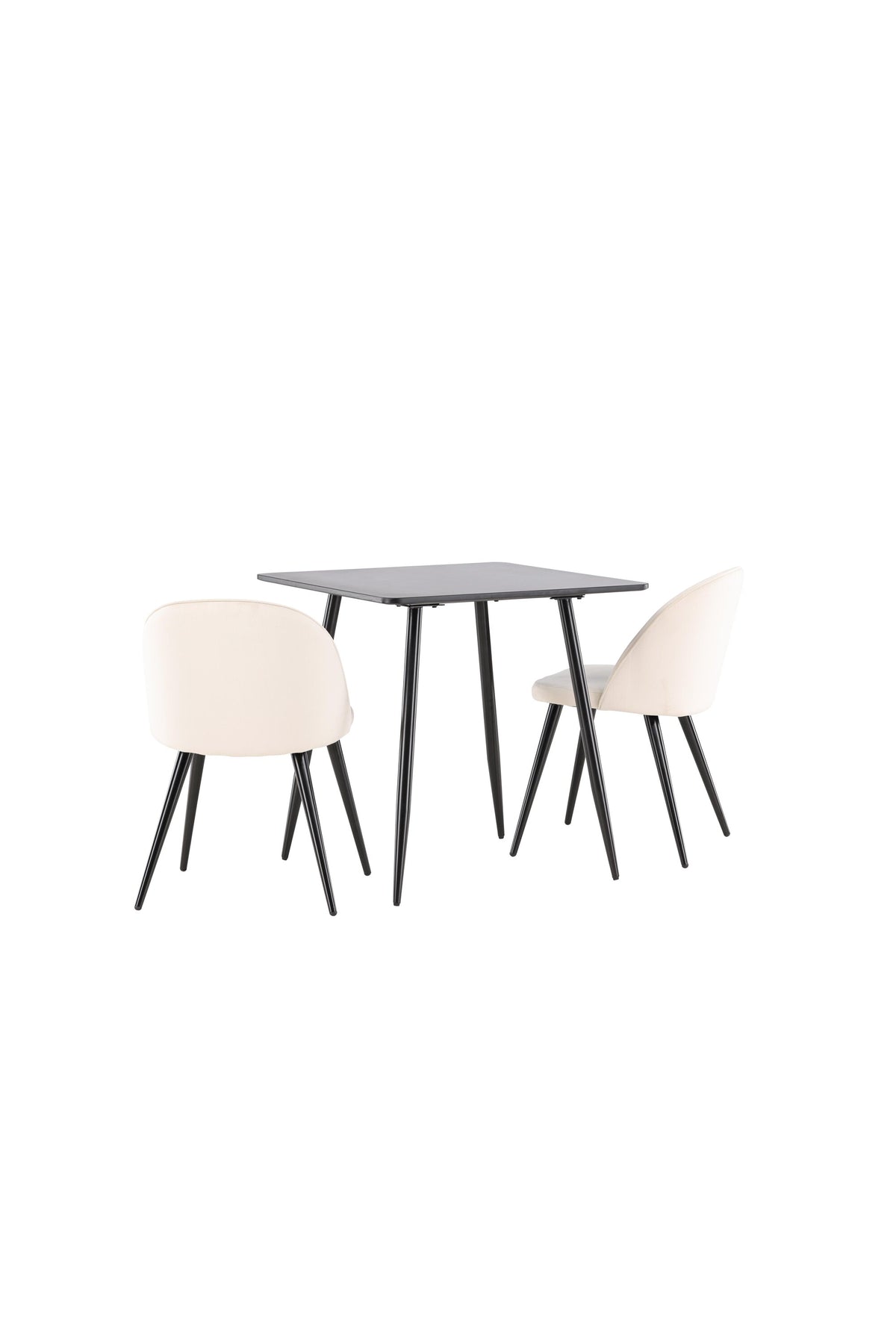 Polar Esstisch mit Velvet Stühlen in präsentiert im Onlineshop von KAQTU Design AG. Esszimmerset ist von Venture Home