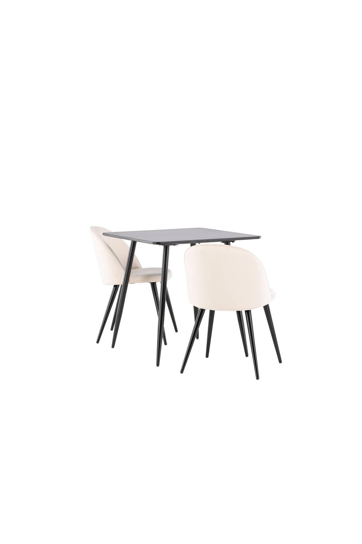 Polar Esstisch mit Velvet Stühlen in präsentiert im Onlineshop von KAQTU Design AG. Esszimmerset ist von Venture Home