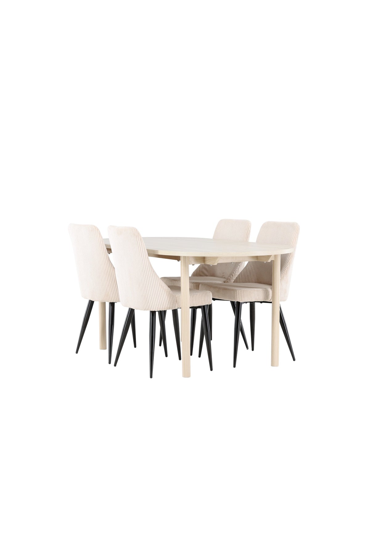Andy Esstisch mit Leone Stühlen in präsentiert im Onlineshop von KAQTU Design AG. Esszimmerset ist von Venture Home